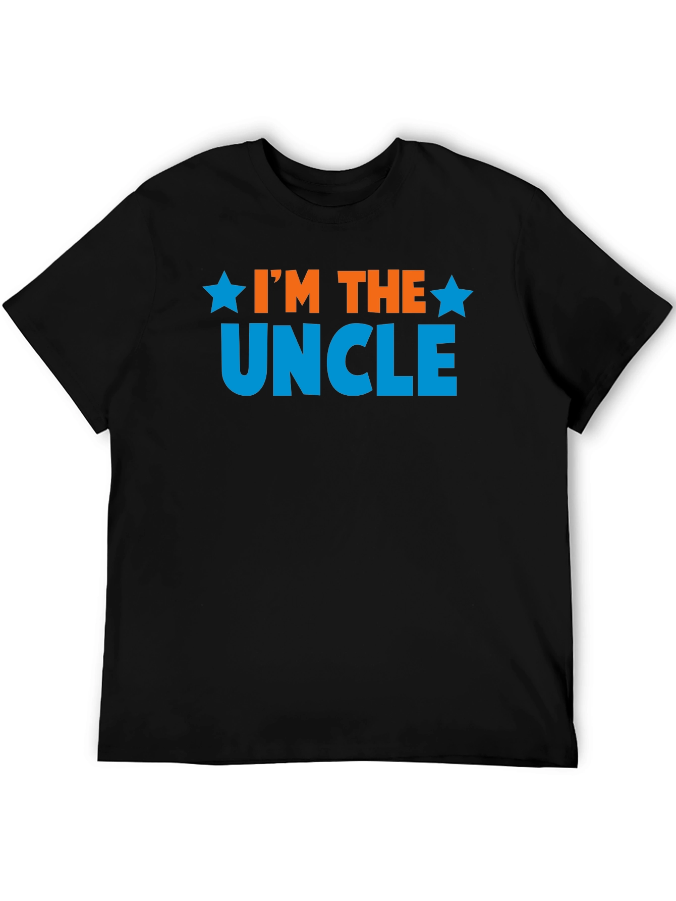 Black I'm the Uncle T-Shirt view 5