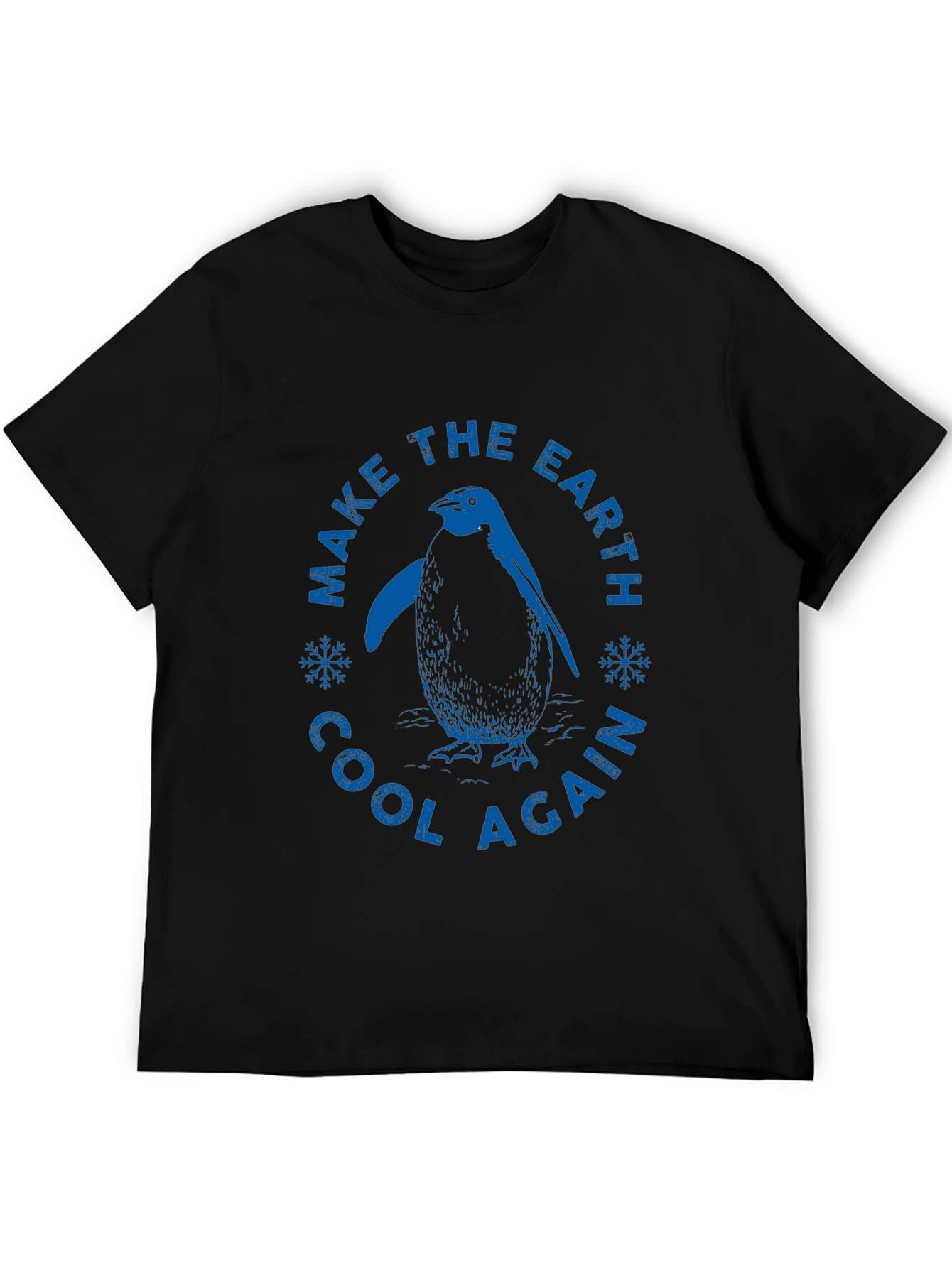 Black Make the Earth Cool Again Graphic Tee view 5