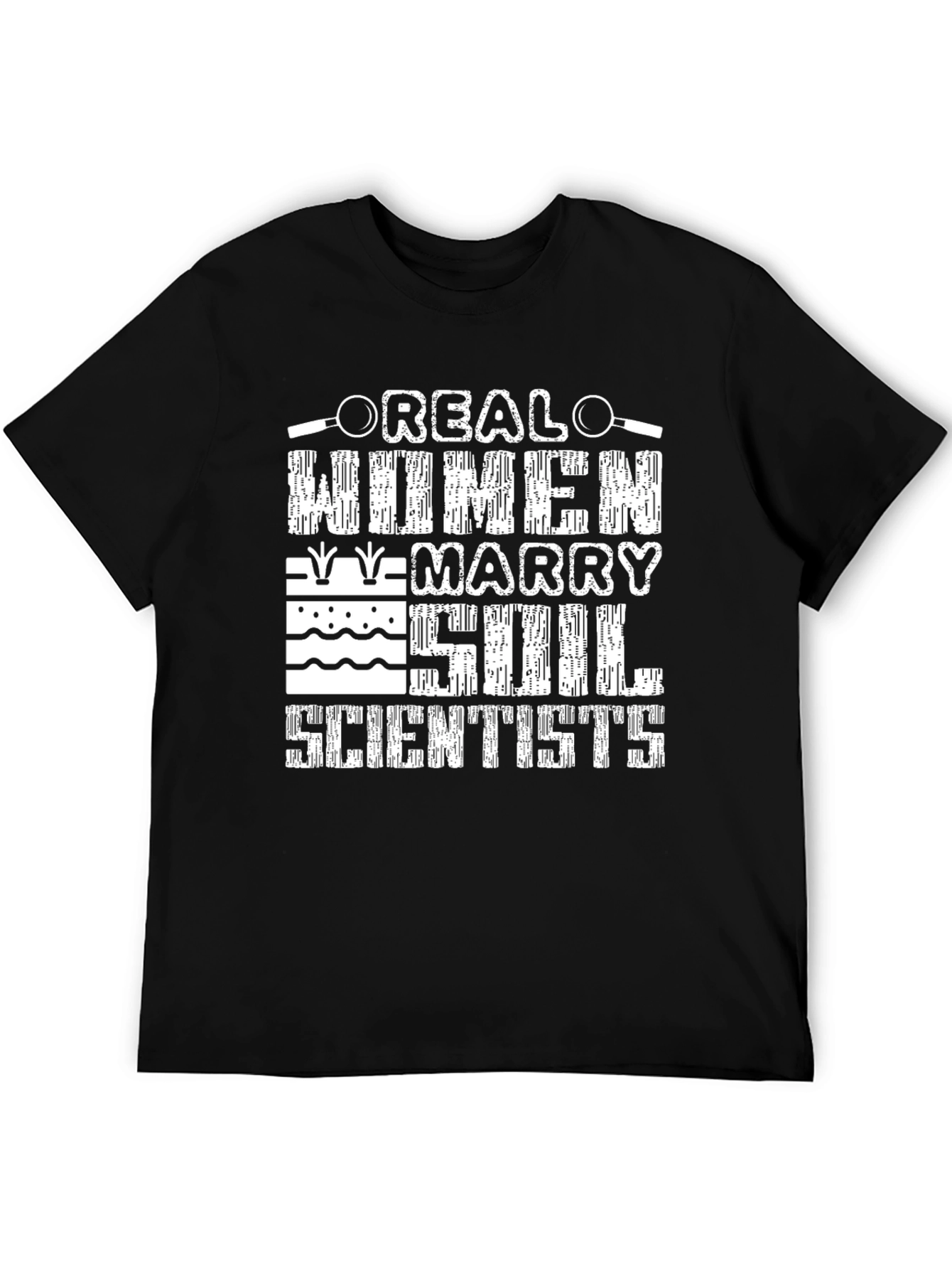 Black Real Women Marry Soil Scientists T-Shirt view 5