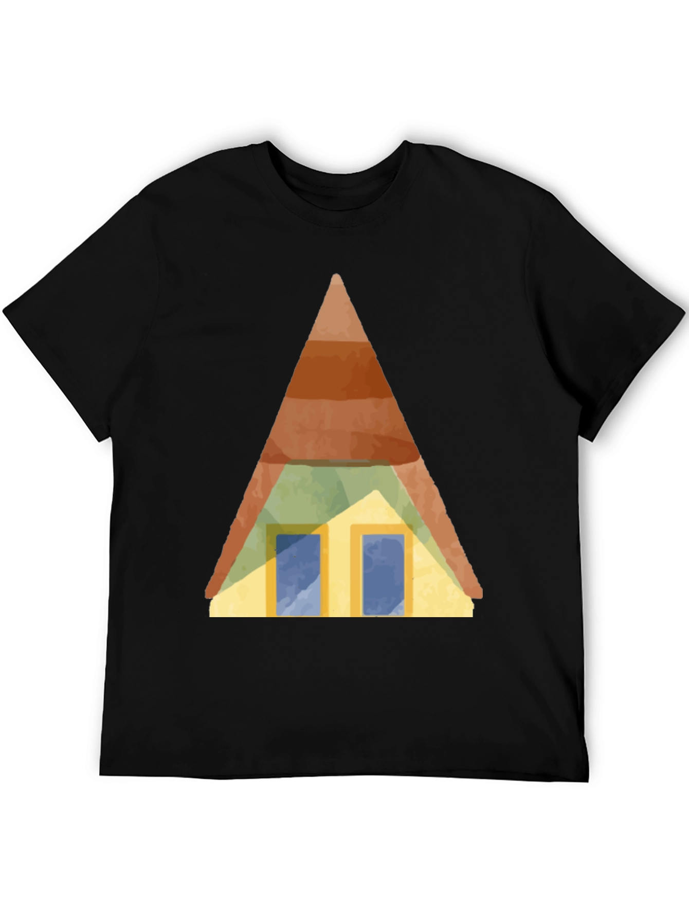 Black Cabin Graphic Tee - Stylish & Unique Design view 5