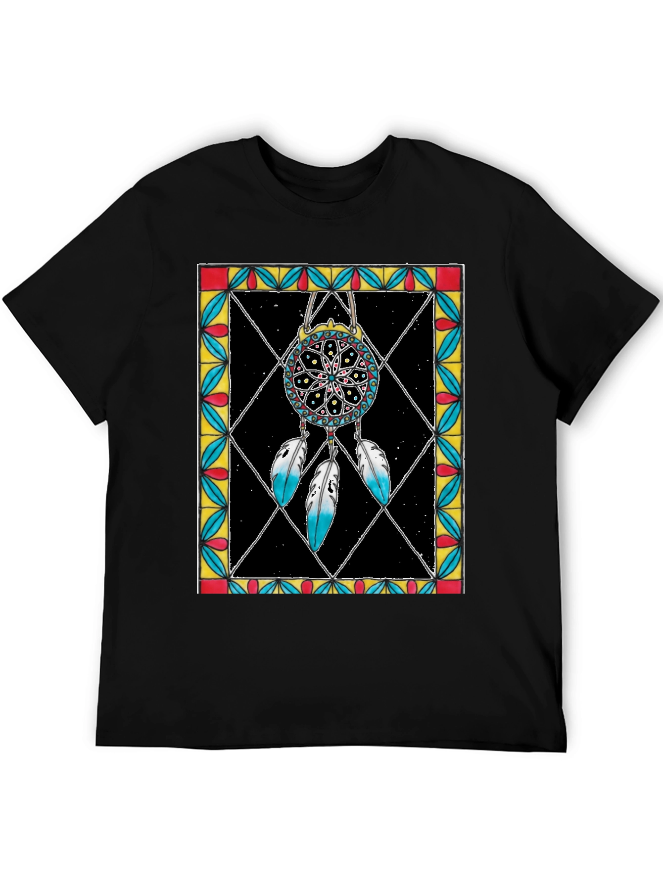Black Dreamcatcher Graphic Tee view 5
