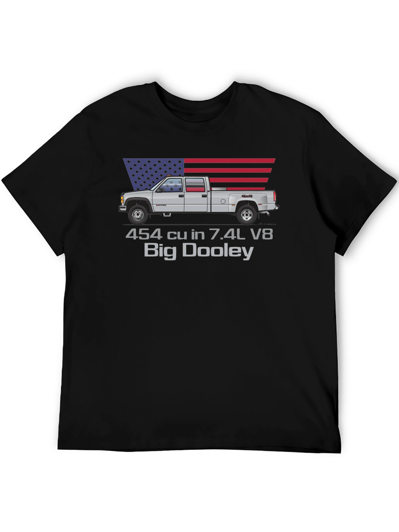 Big Dooley Truck Graphic Tee - Patriotic - 5