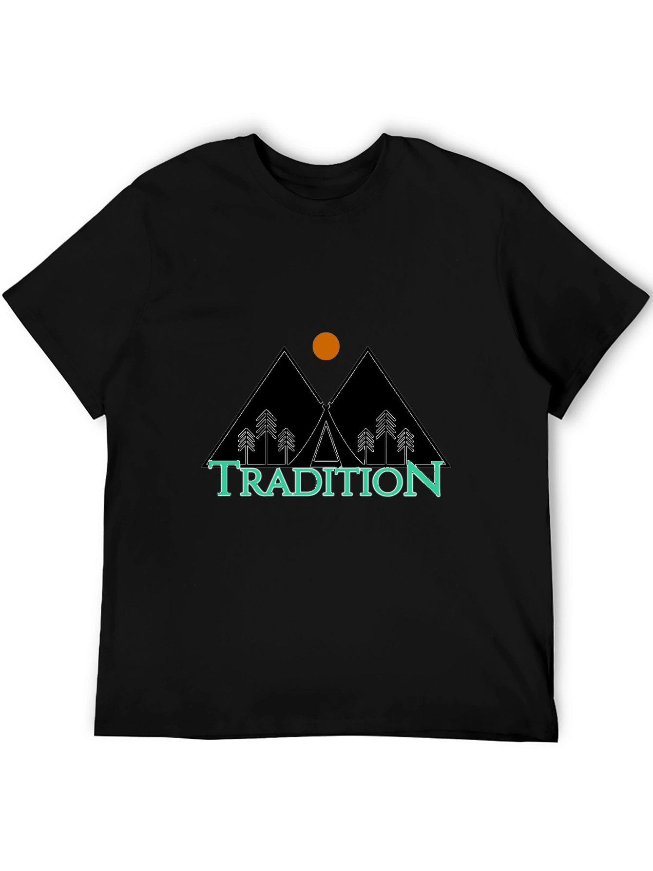 Black Tradition Graphic Tee - Outdoor Adventure Style view 5