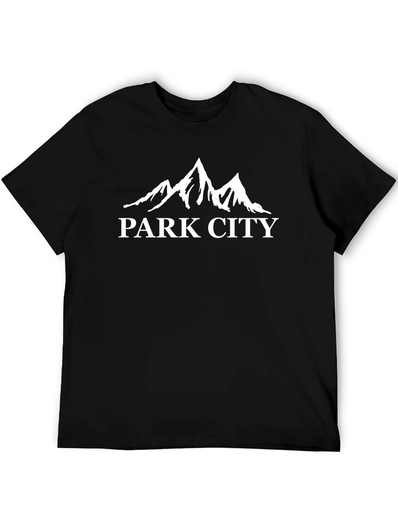 Black Park City Mountain Graphic Tee - Black view 5