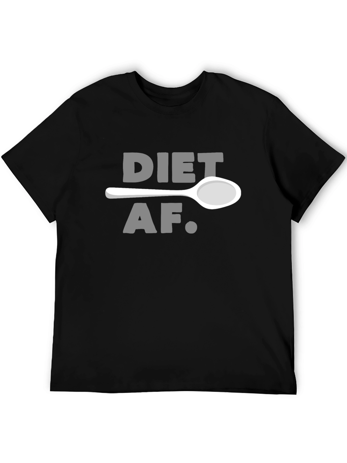 Black Diet AF Graphic T-Shirt view 5
