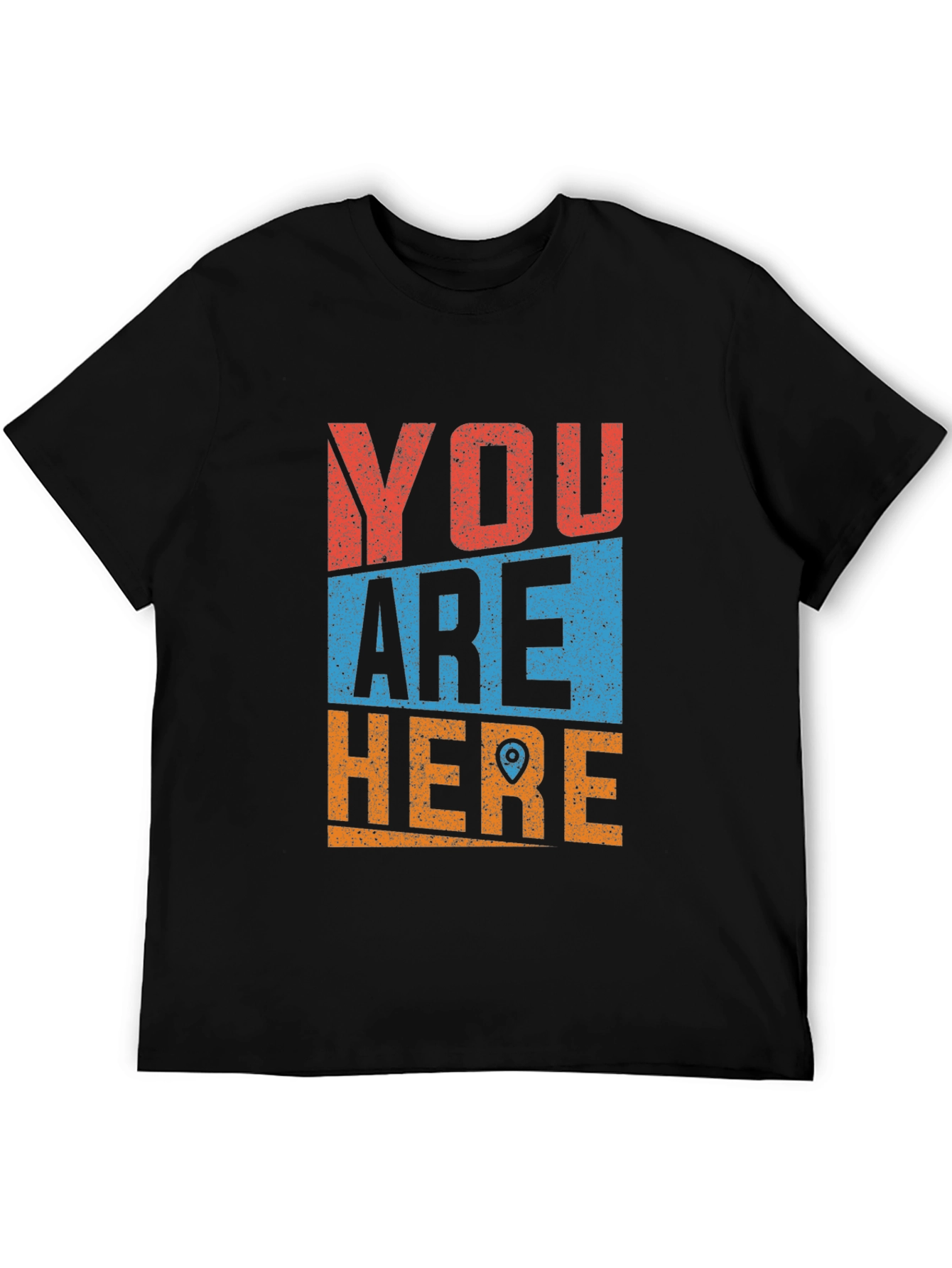 Black You Are Here Graphic T-Shirt view 5