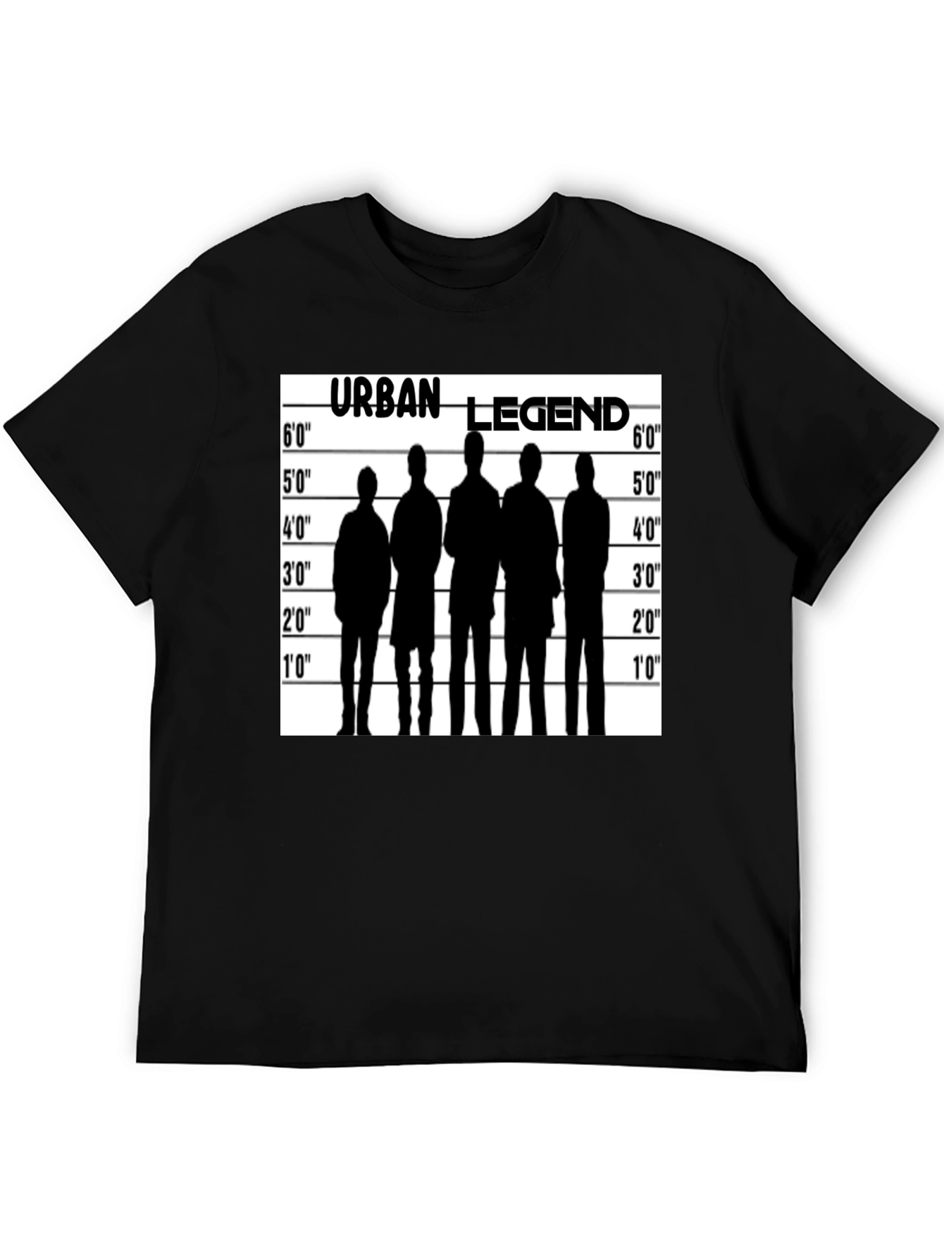 Black Urban Legend Lineup T-Shirt - Black view 5