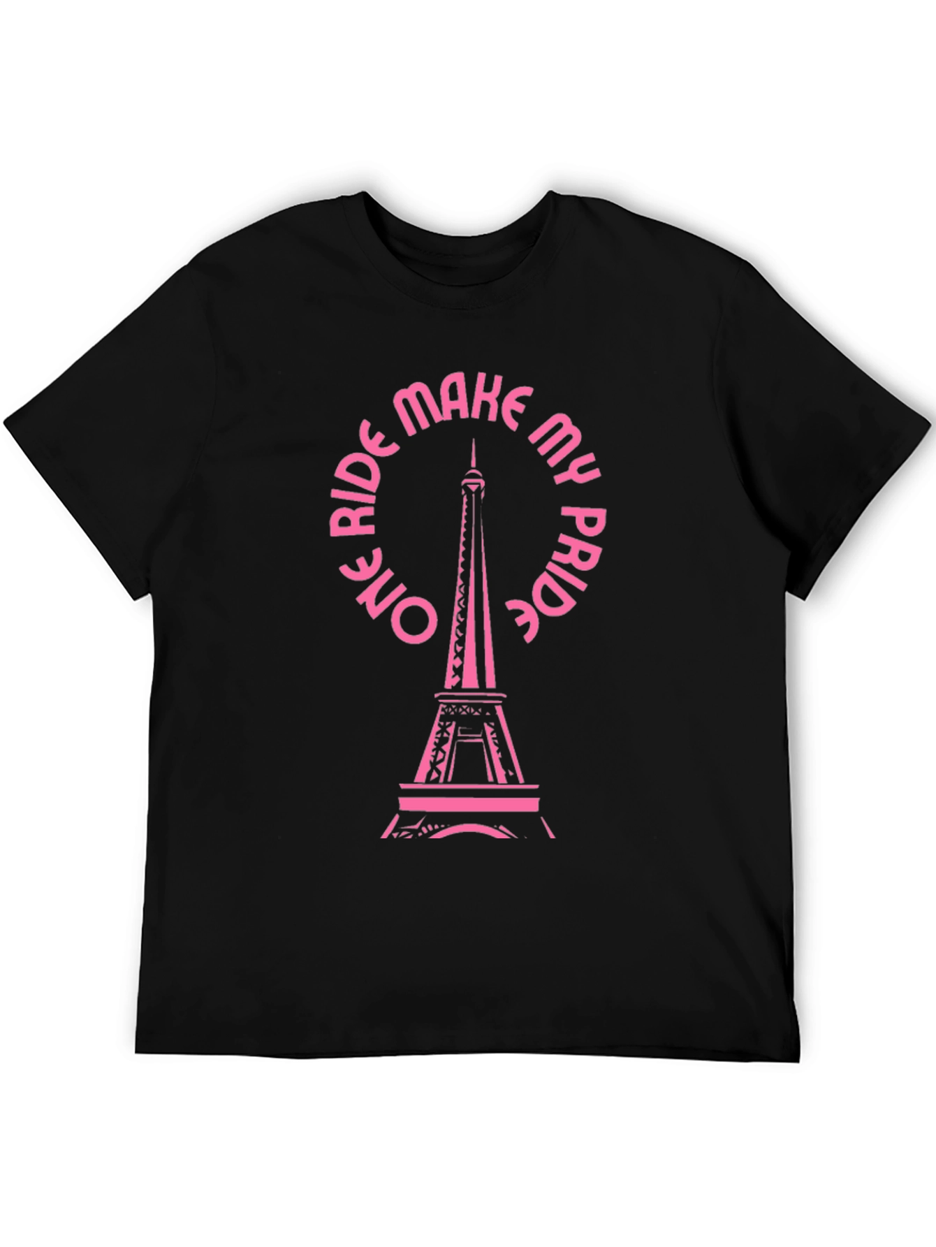 Black Paris Pride Black Graphic Tee view 5