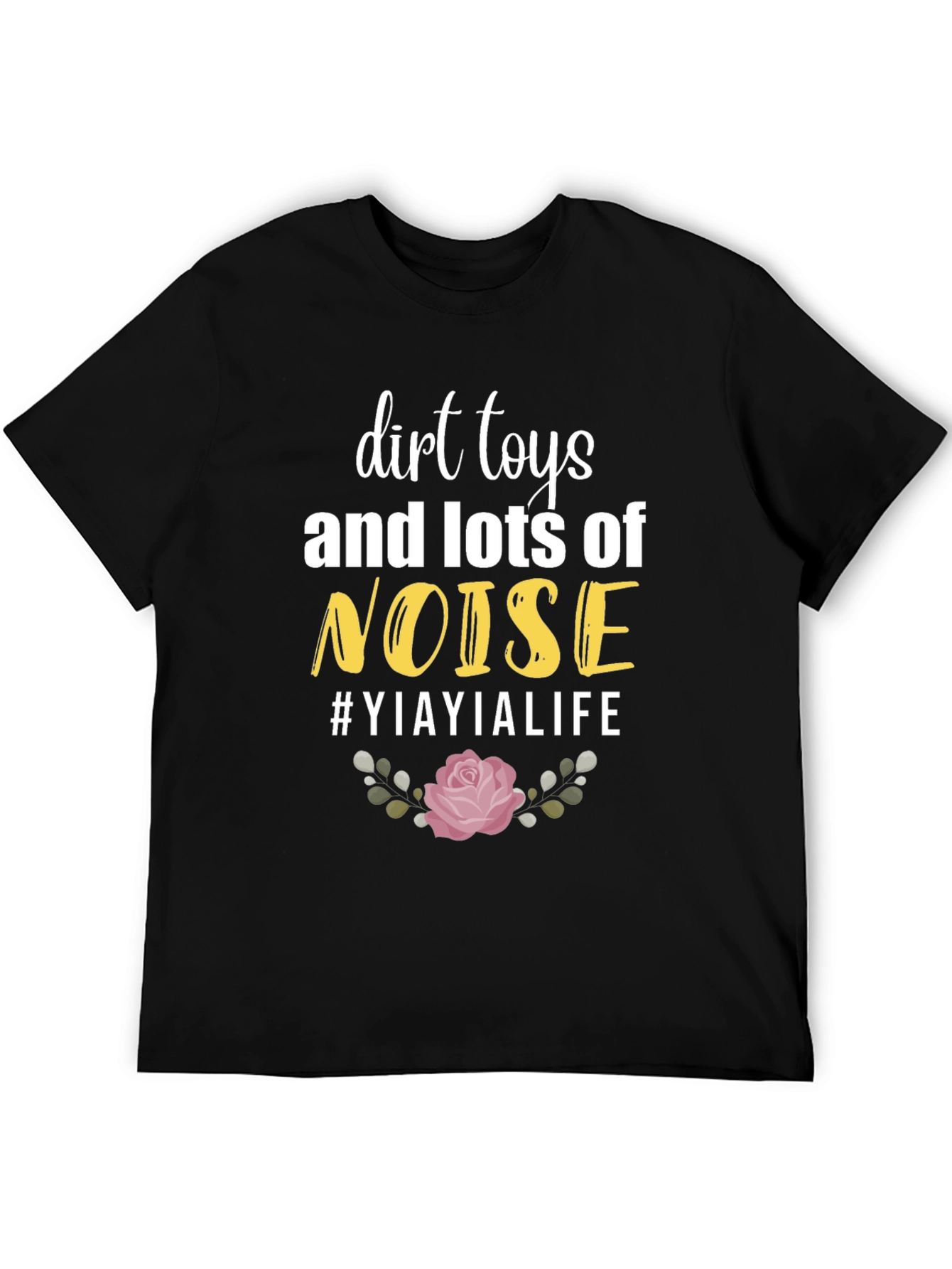 Black Dirt Toys & Noise T-Shirt - Yiayia Life view 5