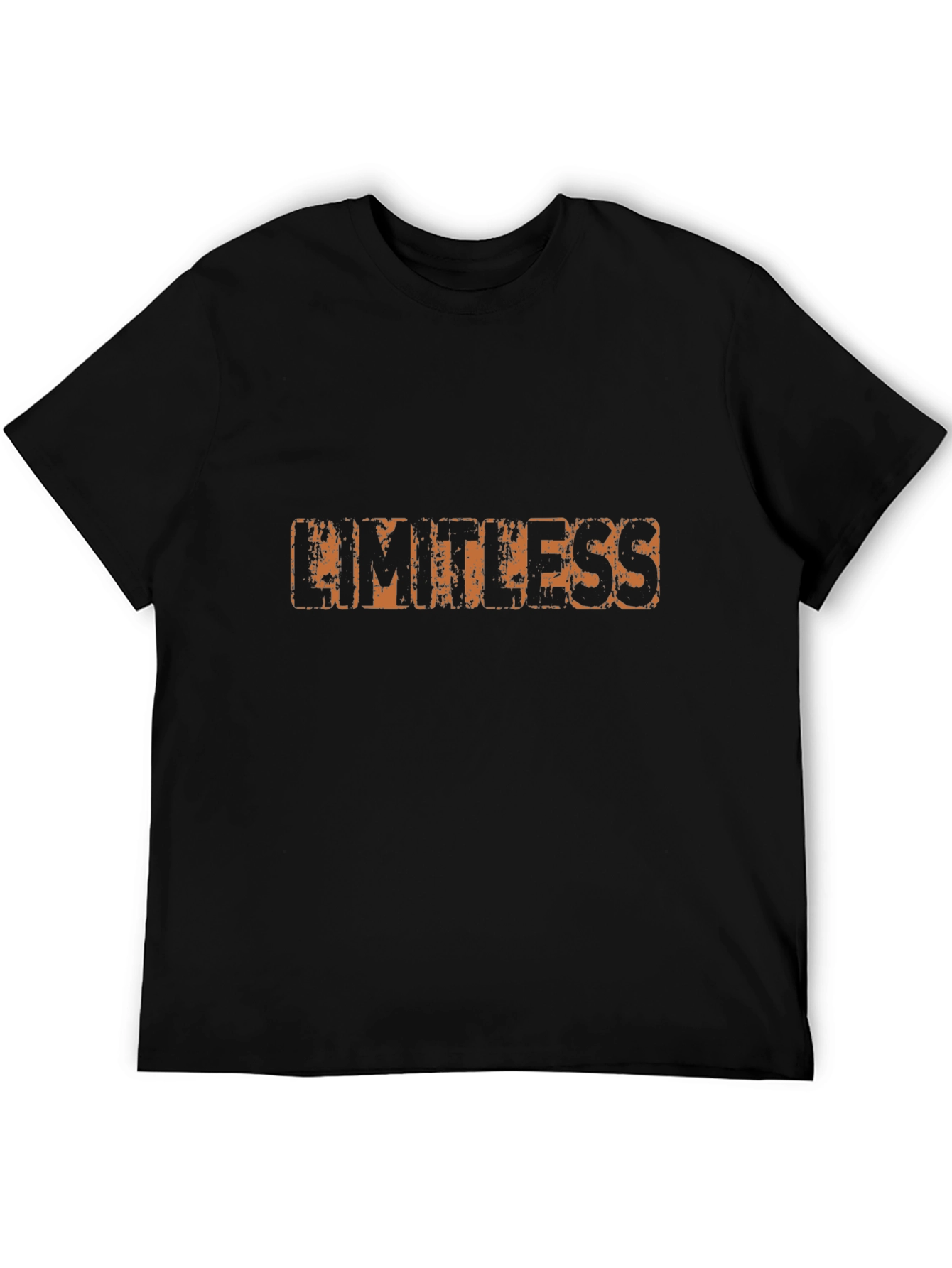 Black Limitless Graphic Black T-Shirt view 5