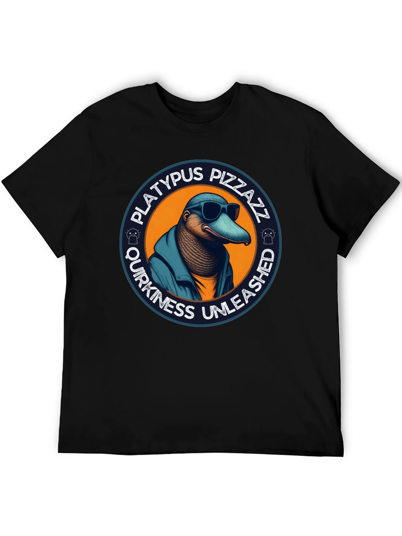 Black Platypus Pizzazz T-Shirt - Quirky & Unleashed view 5