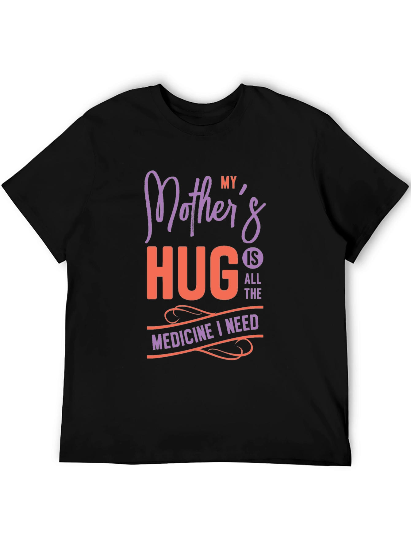 Black Mother's Hug T-Shirt - All The Medicine I Need view 5
