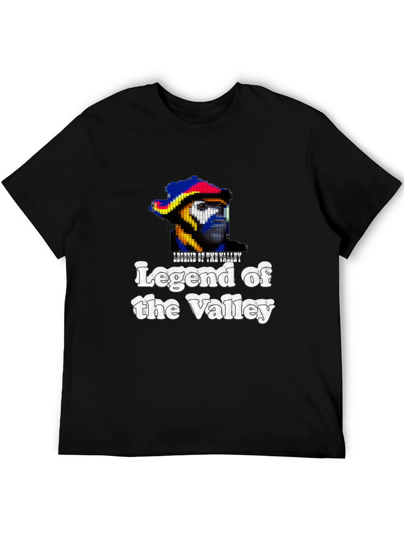 Black Legend of the Valley Graphic T-Shirt - Black view 5