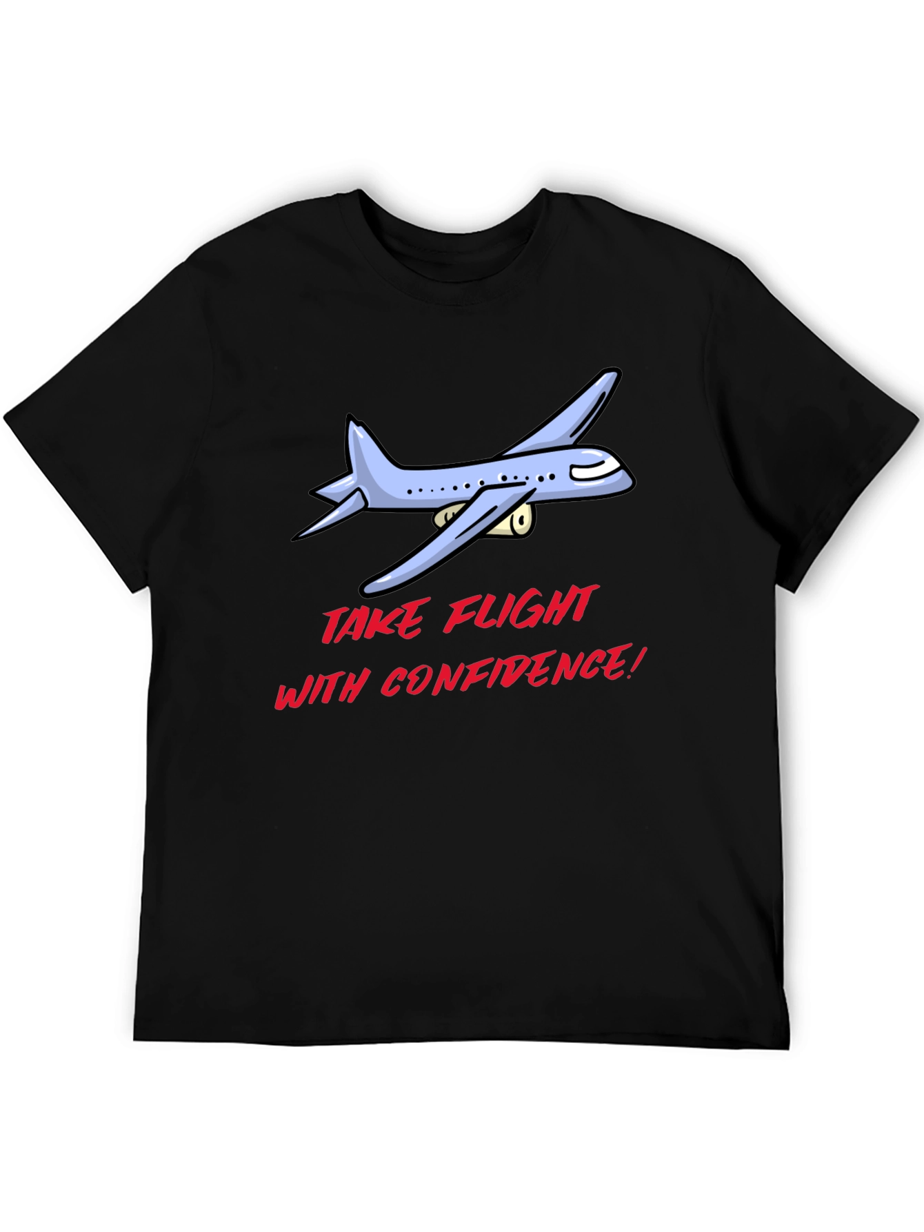Black Take Flight Confidence T-Shirt view 5