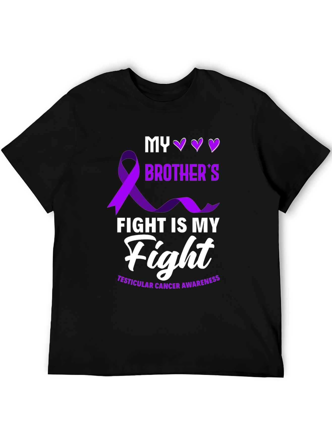 Testicular Cancer Awareness T-Shirt - My Brother's Fight - 5
