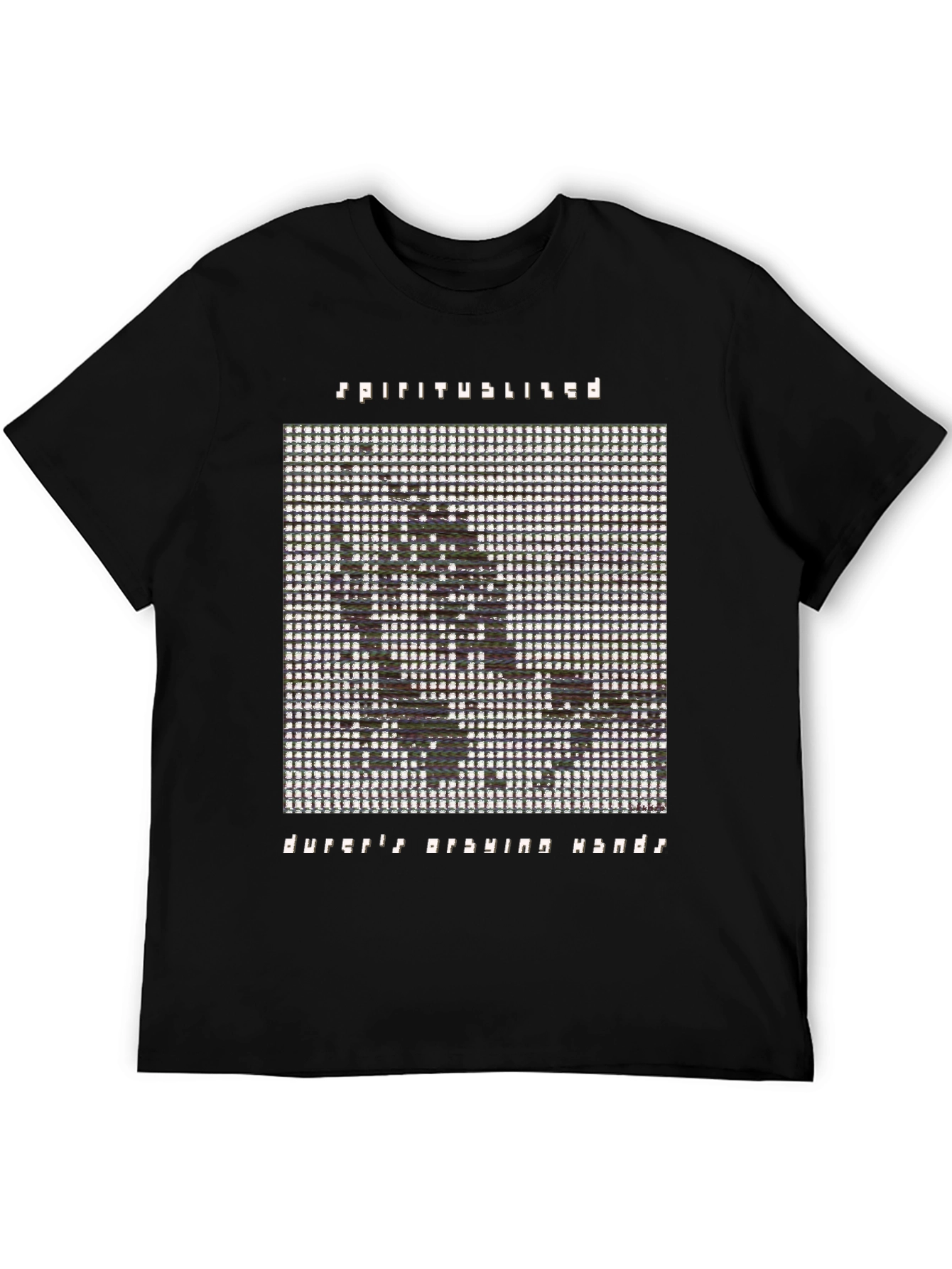 Spiritualized Durer's Praying Hands Black T-Shirt - 5