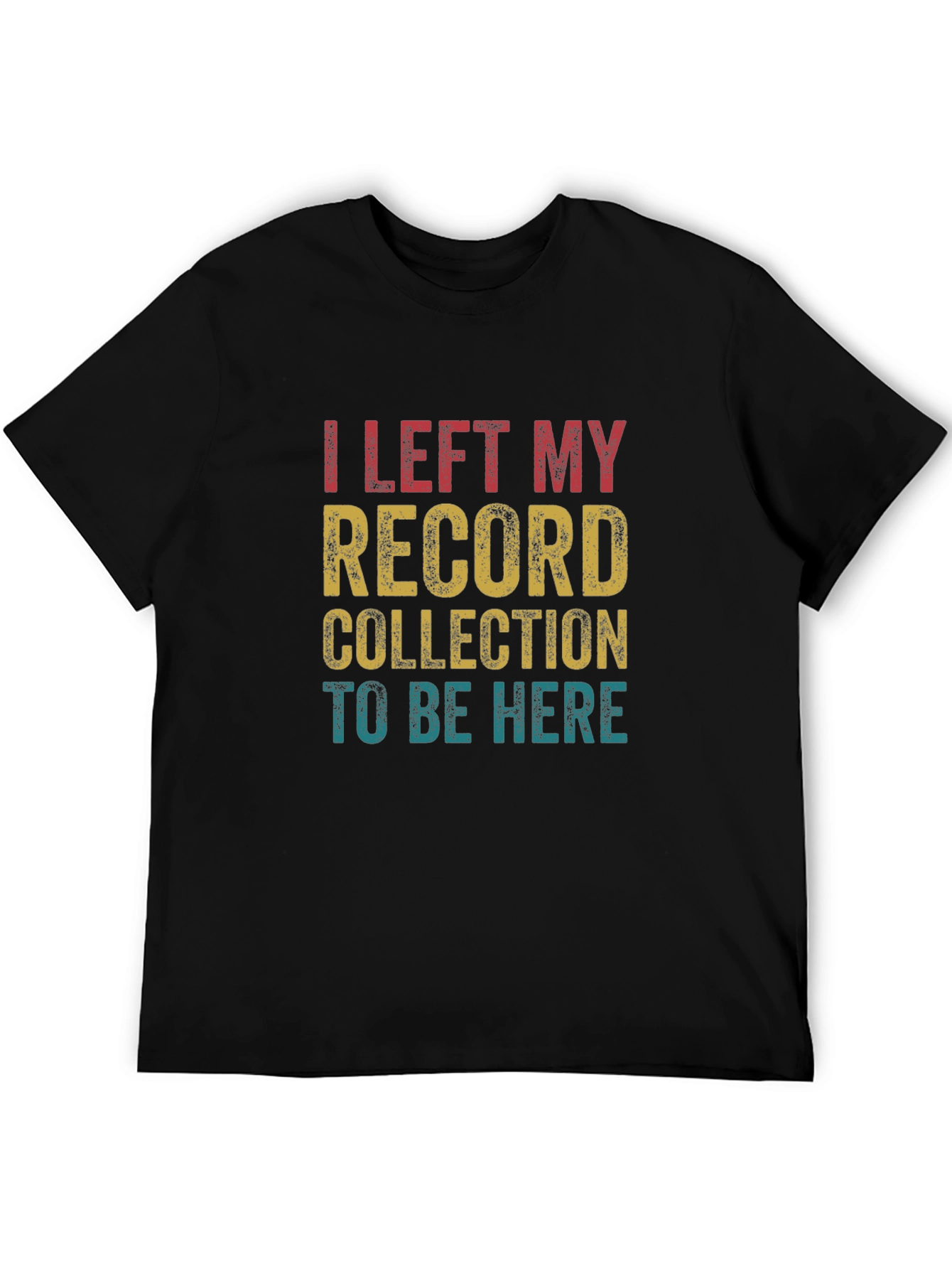 Black Record Collection T-Shirt - Music Lover Tee view 5