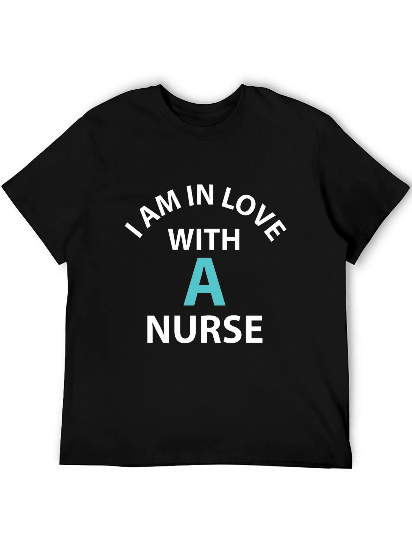 Black I Love a Nurse Graphic T-Shirt view 5
