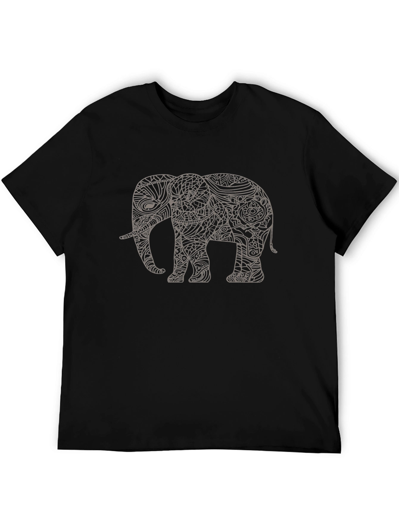 Black Elephant Graphic Tee - Men's Black Short Sleeve view 5