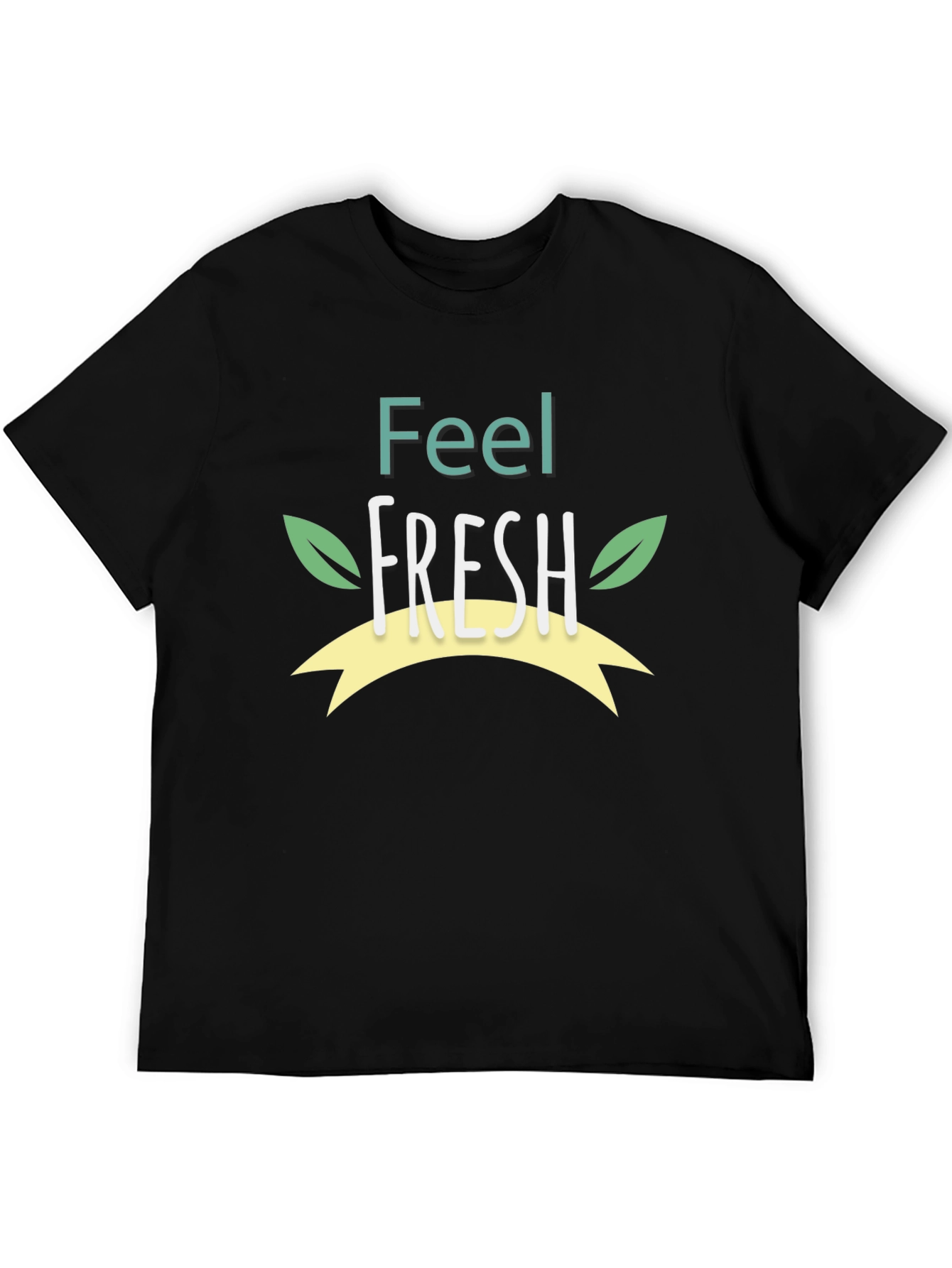 Black Feel Fresh Graphic Tee - Organic Cotton Blend view 5