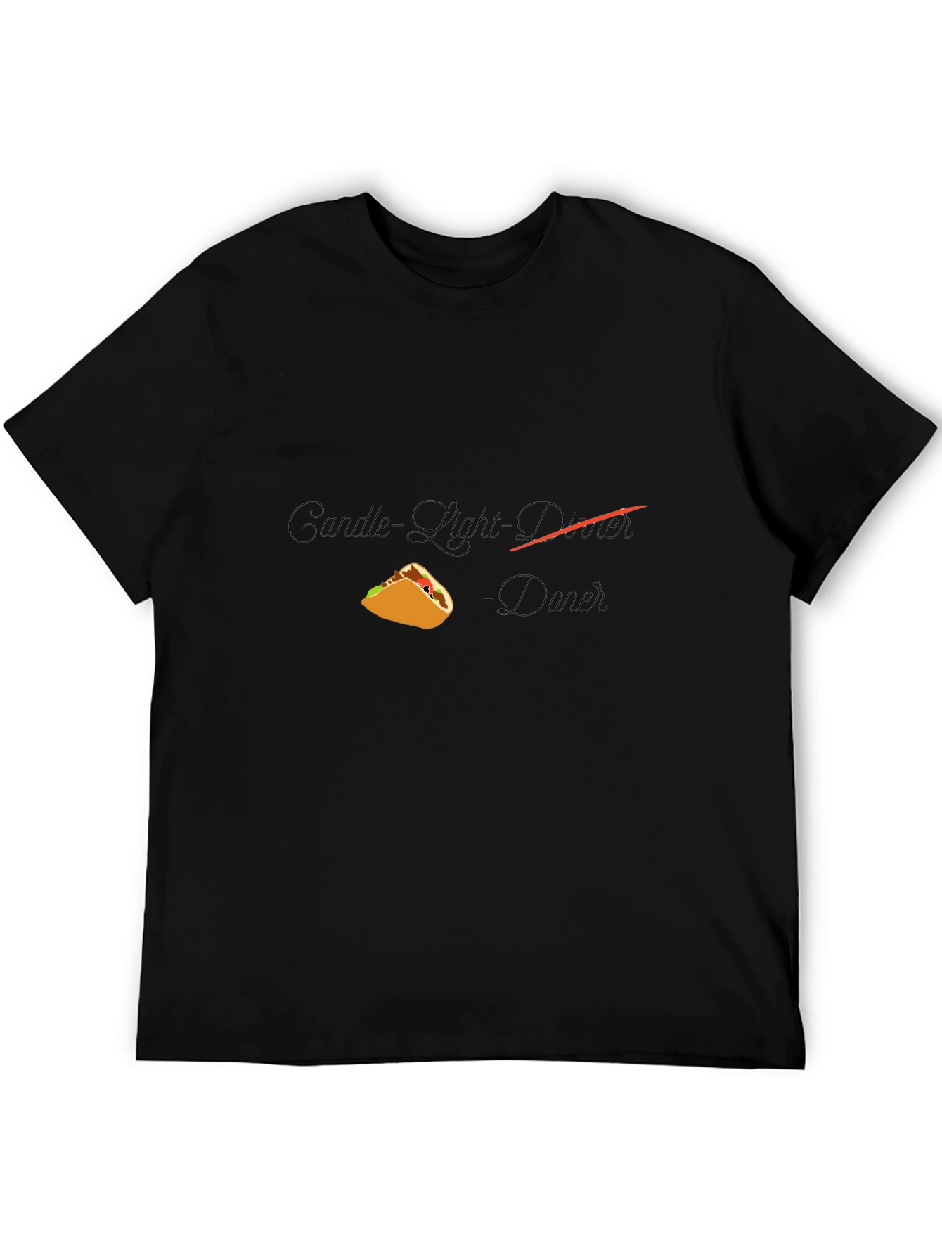 Taco Dinner T-Shirt - Candlelight Novelty Tee - 5