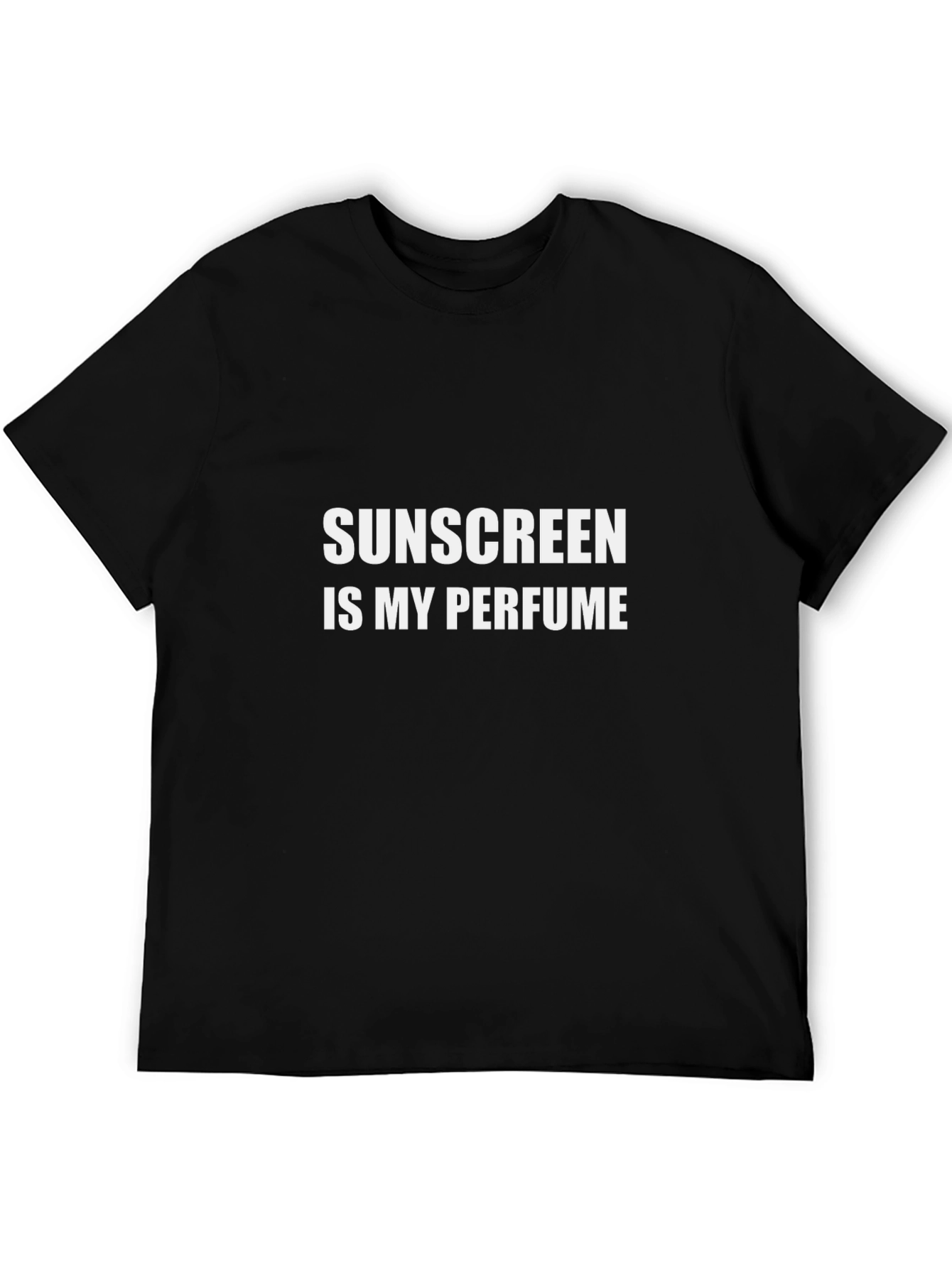 Black Sunscreen is My Perfume T-Shirt - Funny Summer Tee view 5