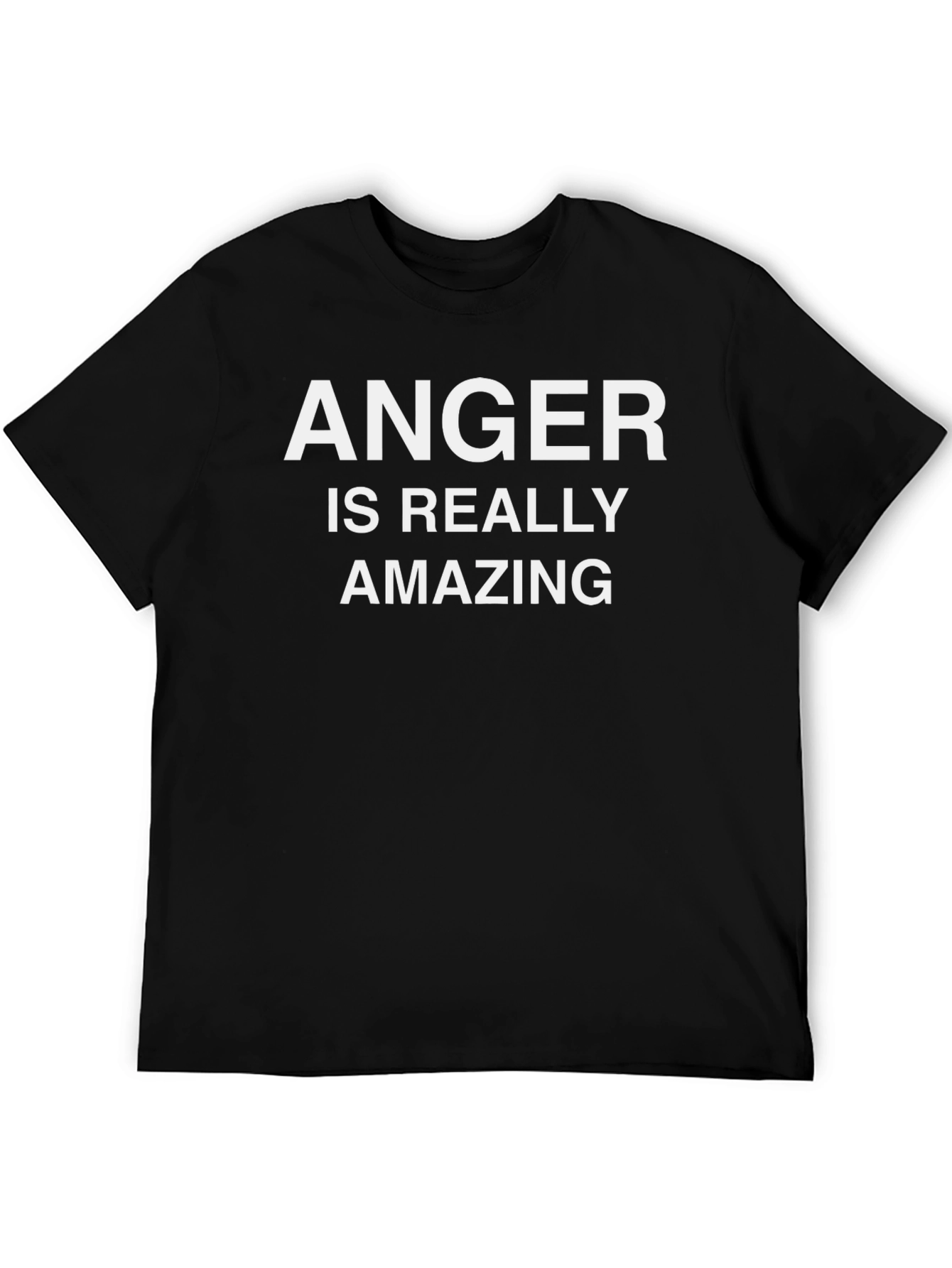 Black Anger is Really Amazing - Novelty Graphic T-Shirt view 5