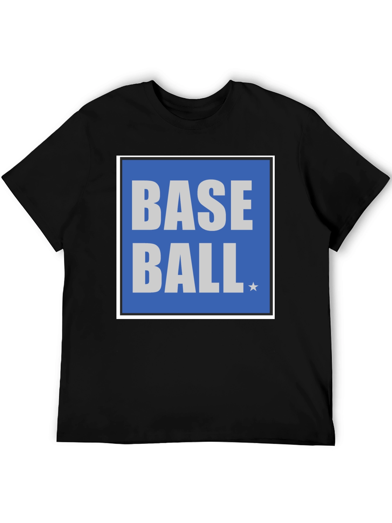 Black Baseball Graphic Tee - Classic Sports T-Shirt view 5