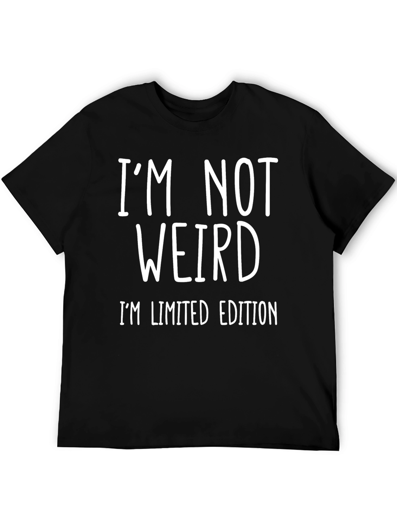 Black I'm Not Weird T-Shirt - Limited Edition view 5