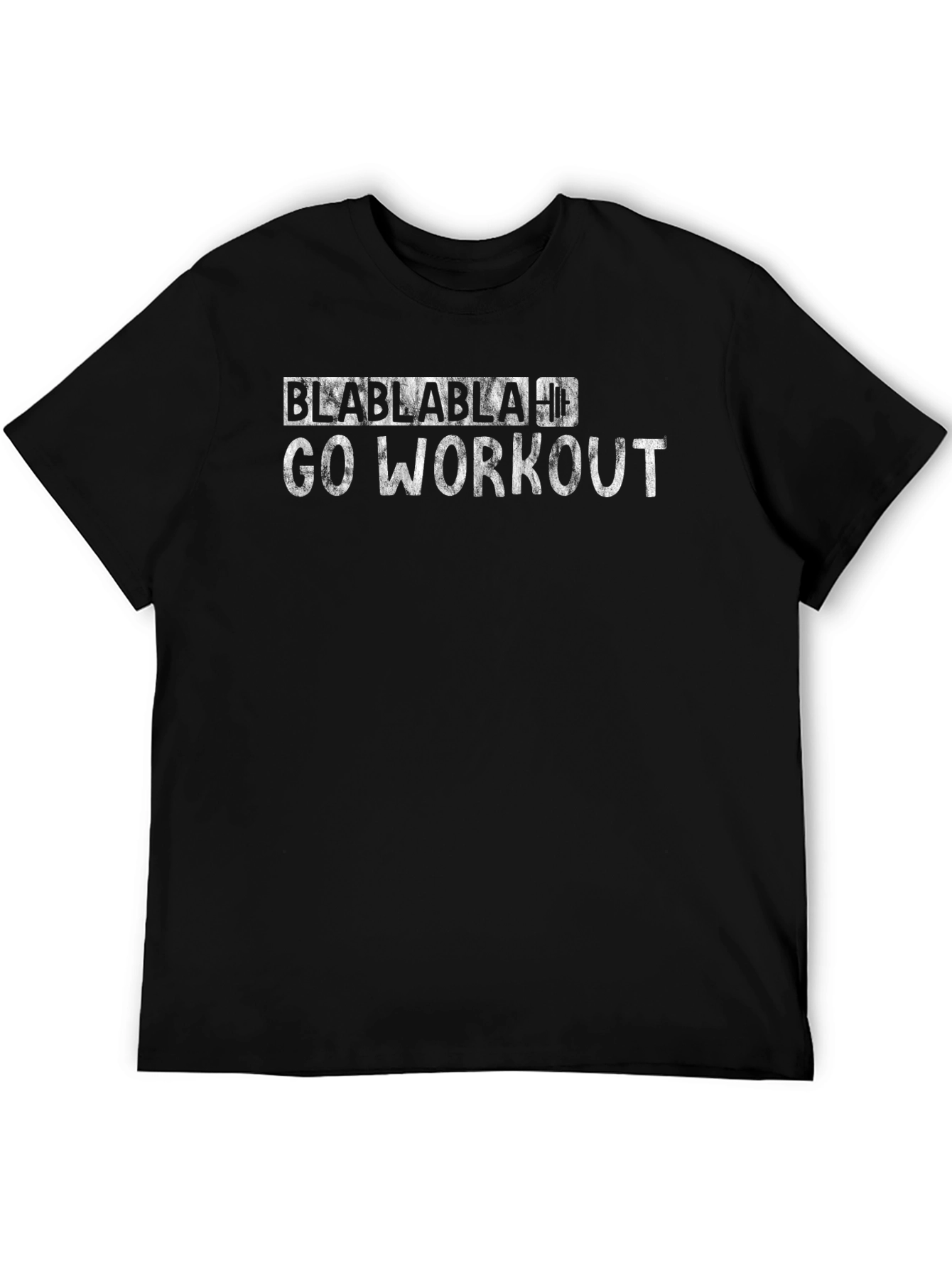 Black Go Workout Graphic Tee view 5
