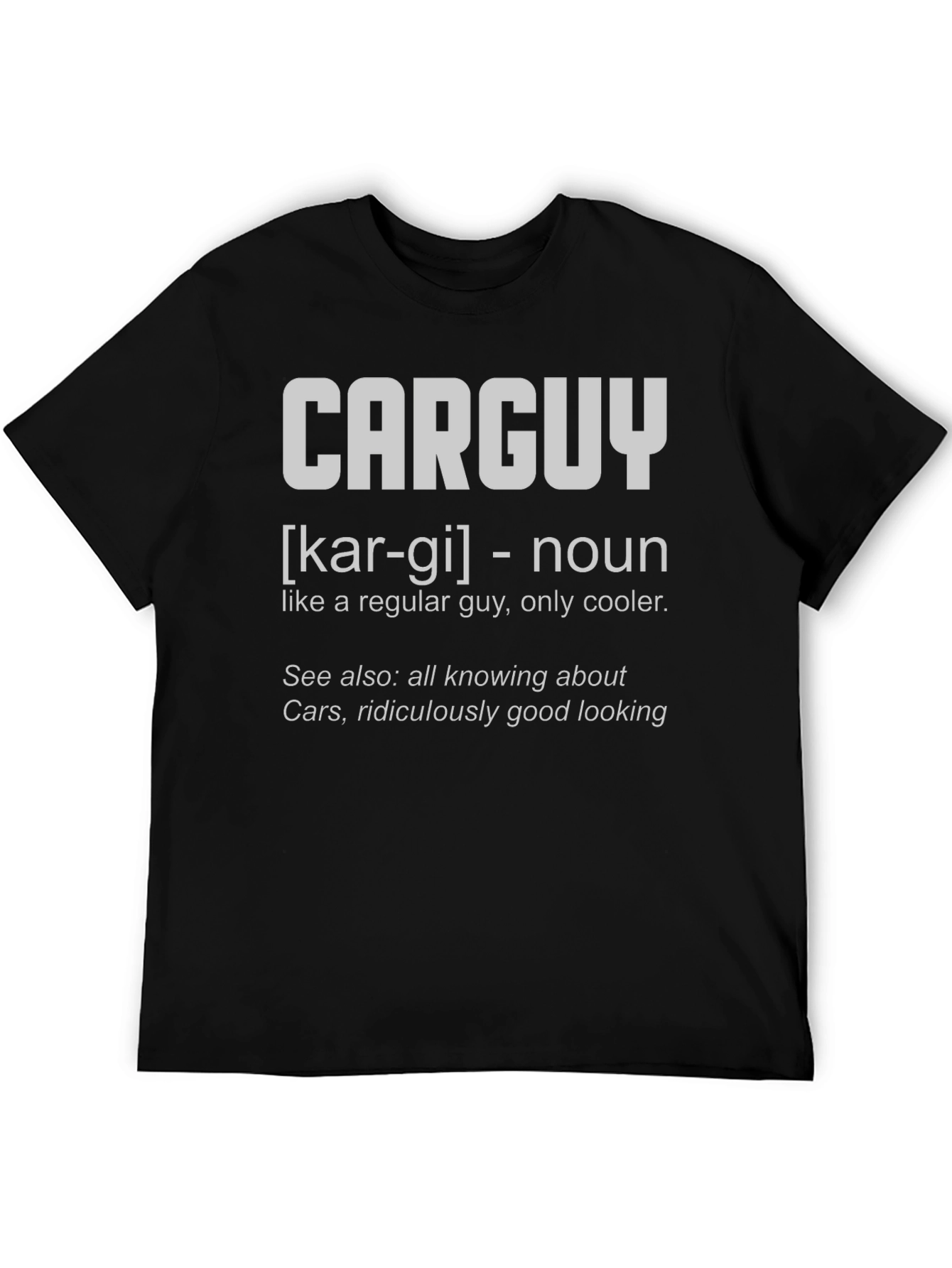 Black Carguys Definition T-Shirt - Black view 5