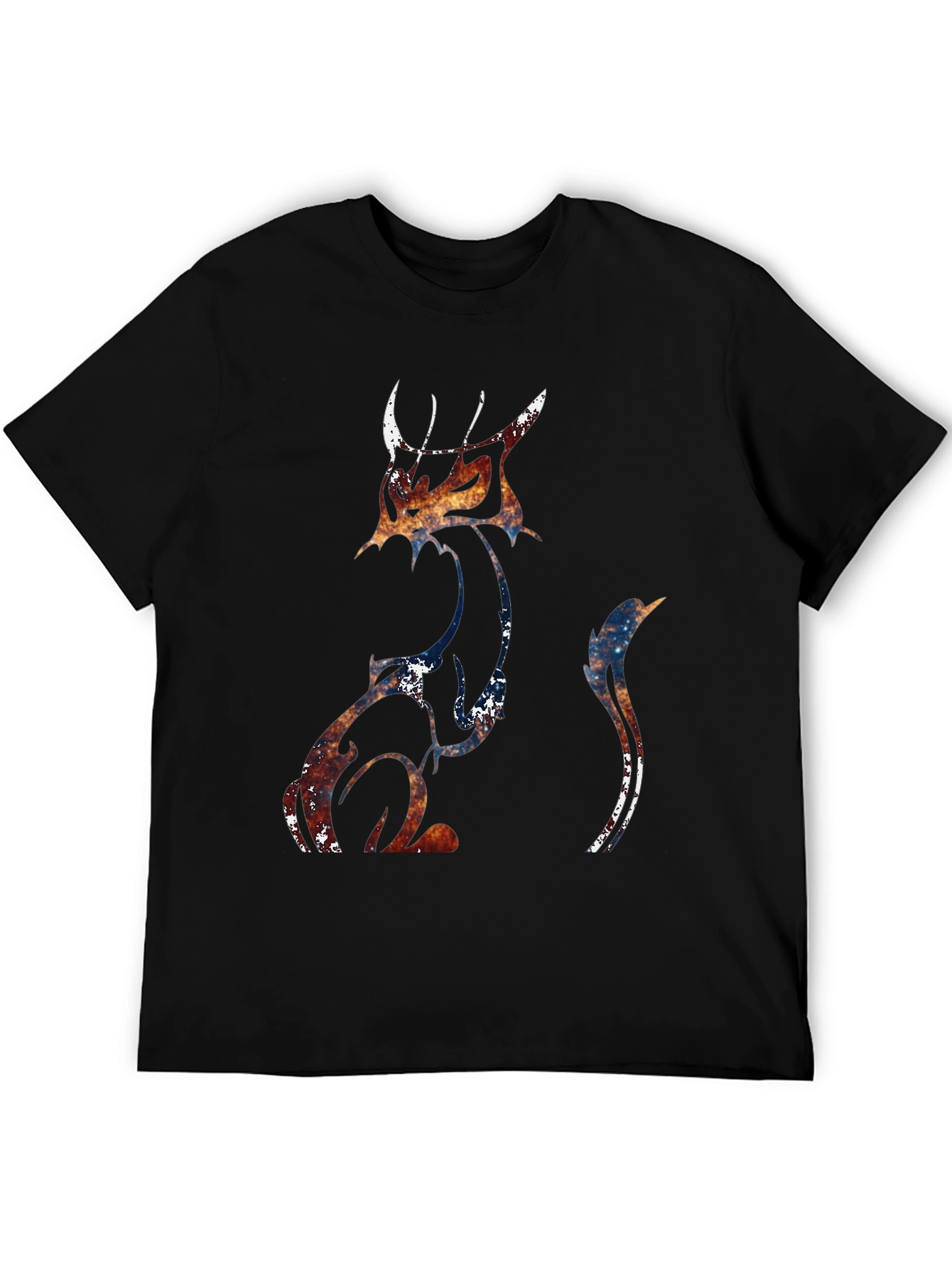 Cosmic Cat T-Shirt - Galaxy Graphic Tee - 5