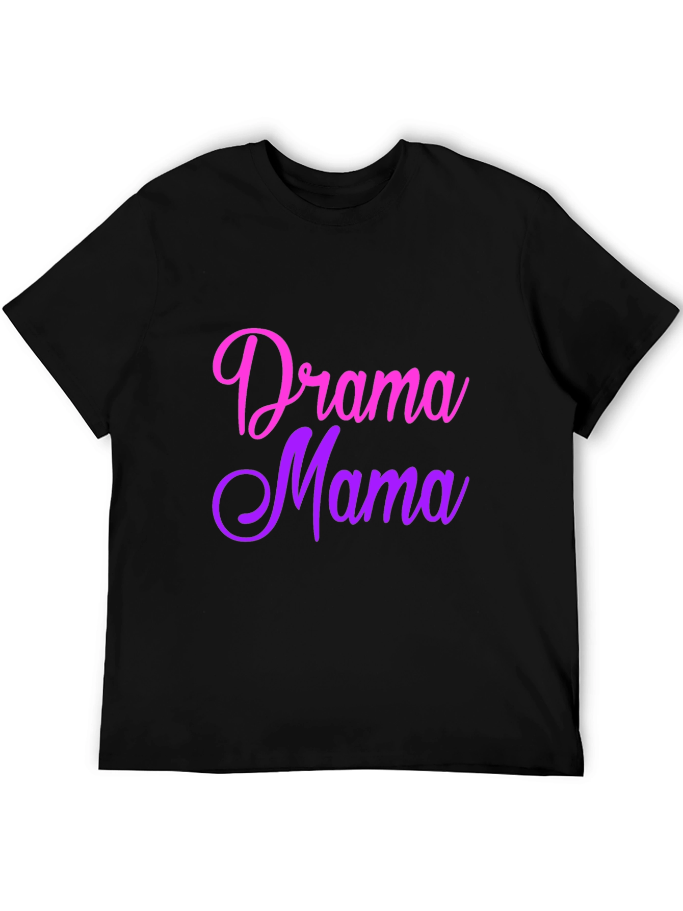 Black Drama Mama Ombre Graphic Tee view 5