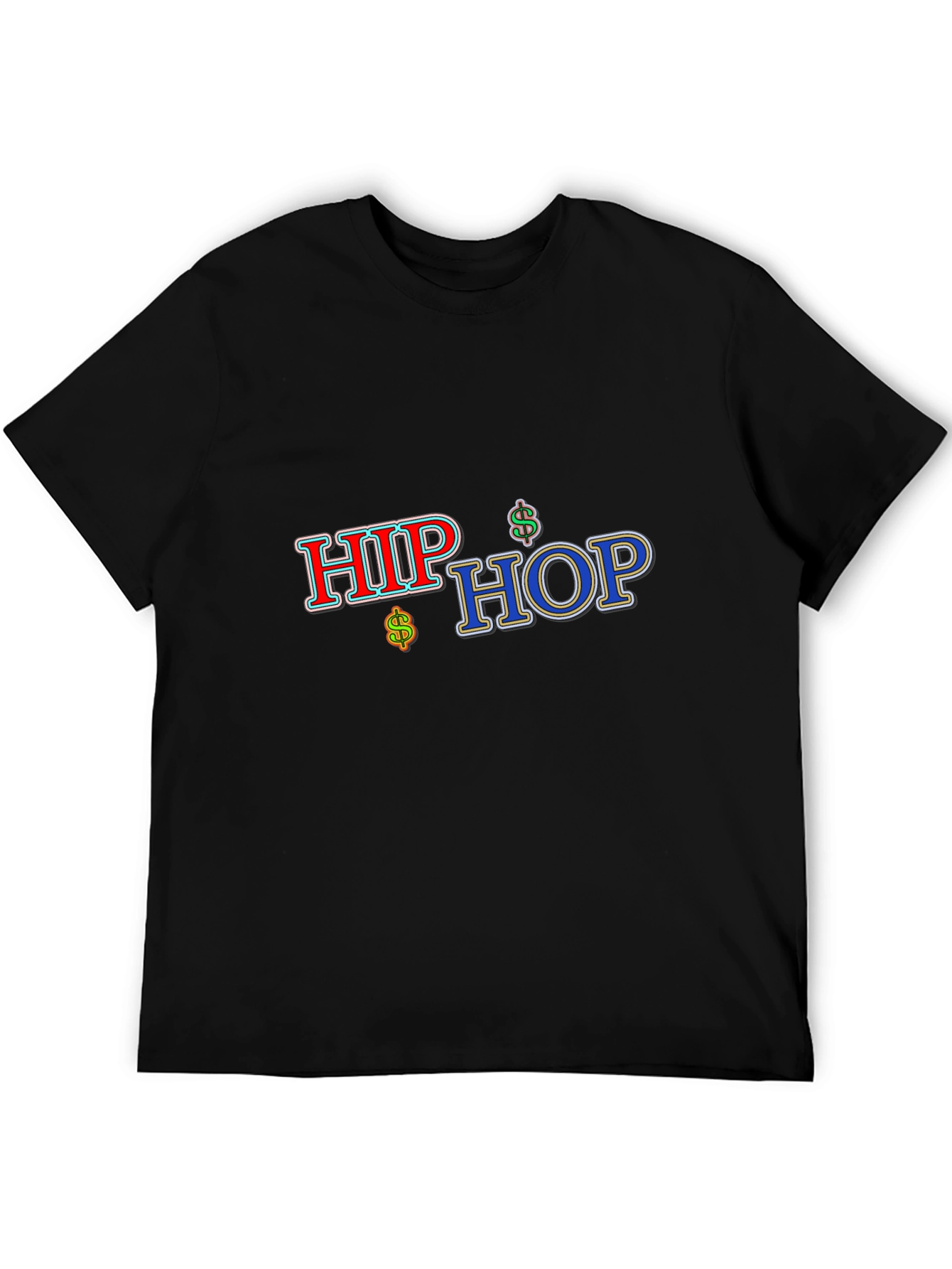 Black Hip Hop Black T-Shirt view 5