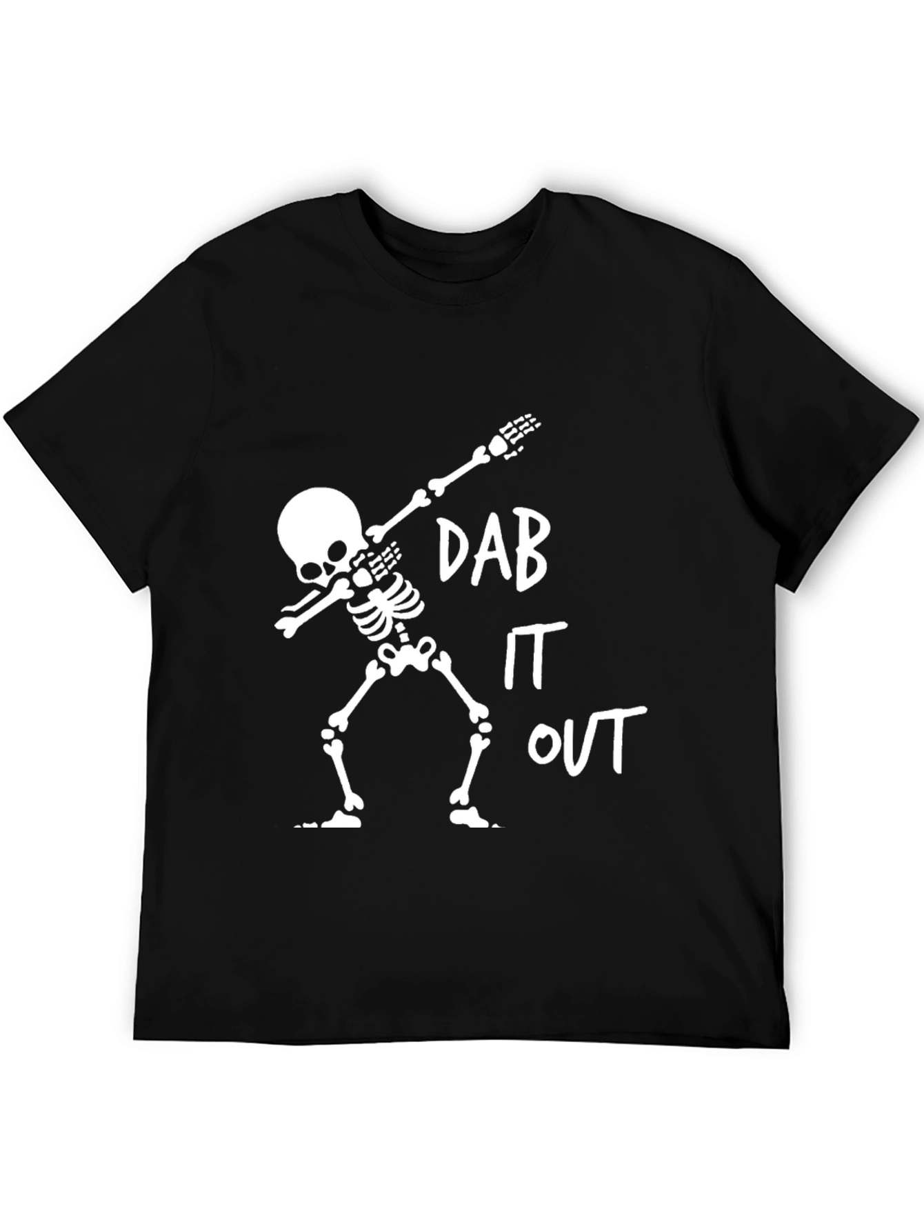 Dab It Out Skeleton Tee - Cool Graphic Print - 5