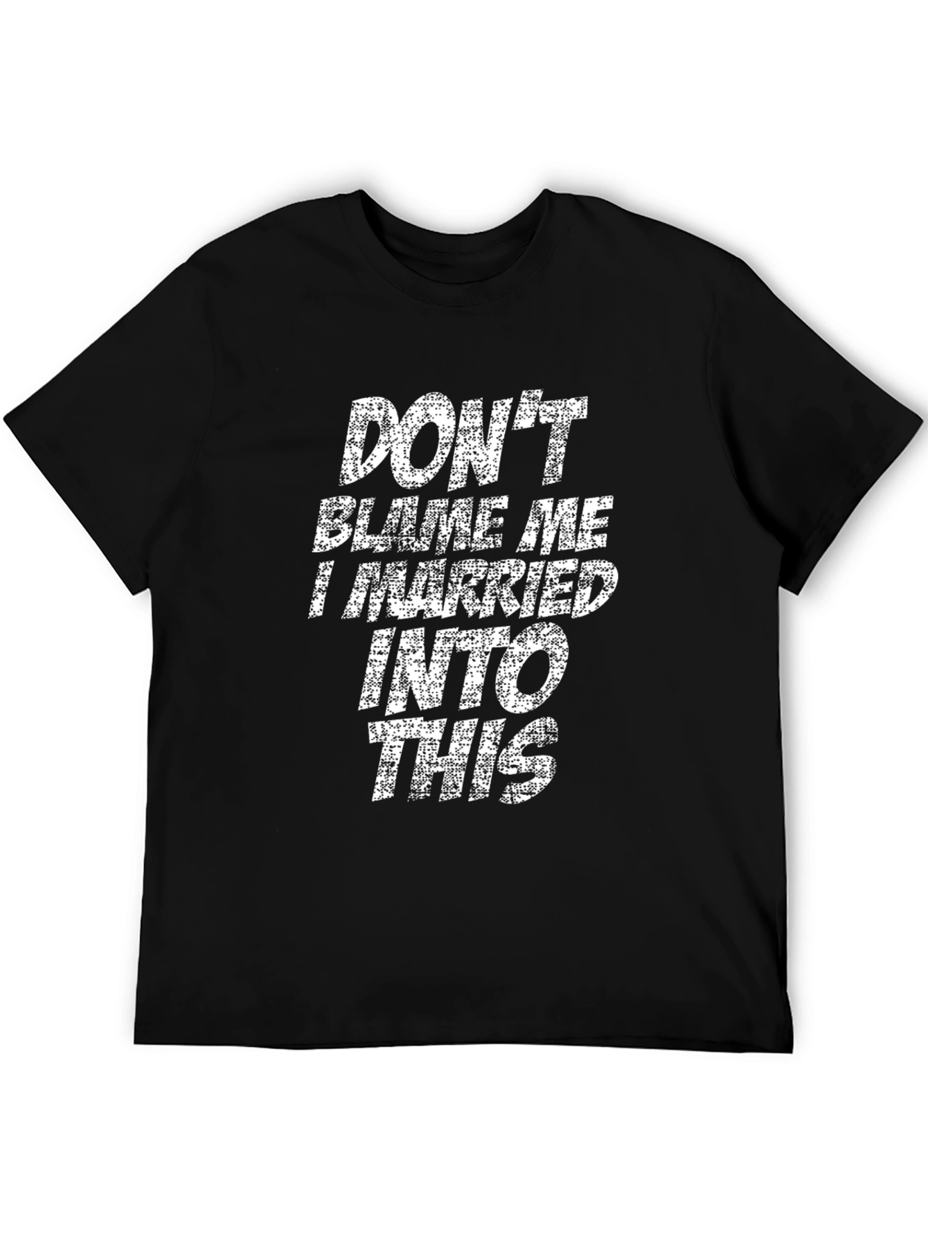 Black Don't Blame Me Funny Graphic Tee view 5