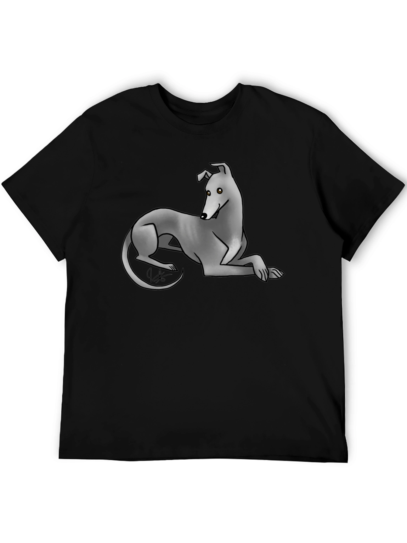 Greyhound Graphic Tee - Cool Dog Lover Shirt - 5