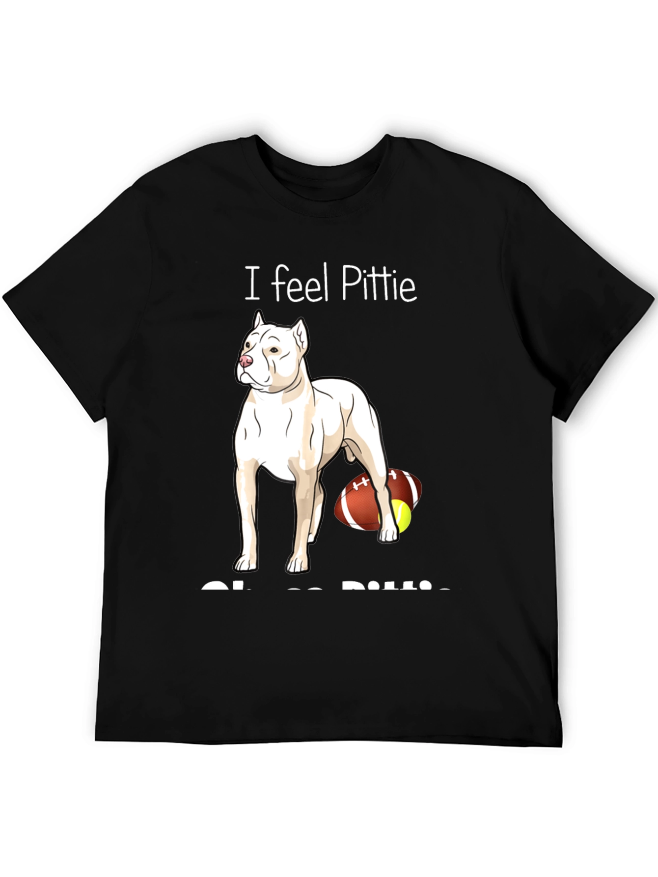 Black I Feel Pittie T-Shirt view 5