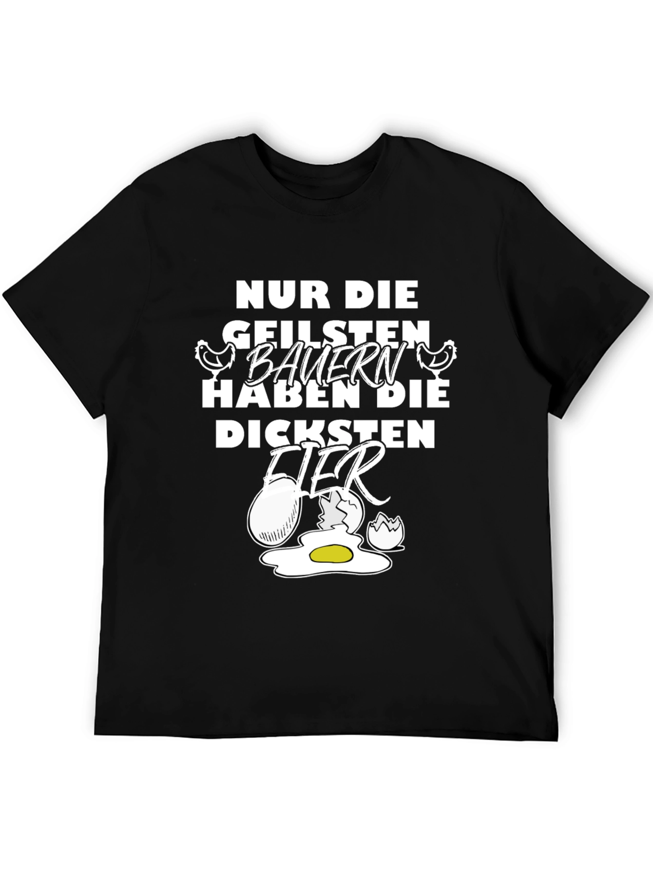 Black Funny German Farmer's Graphic T-Shirt view 5