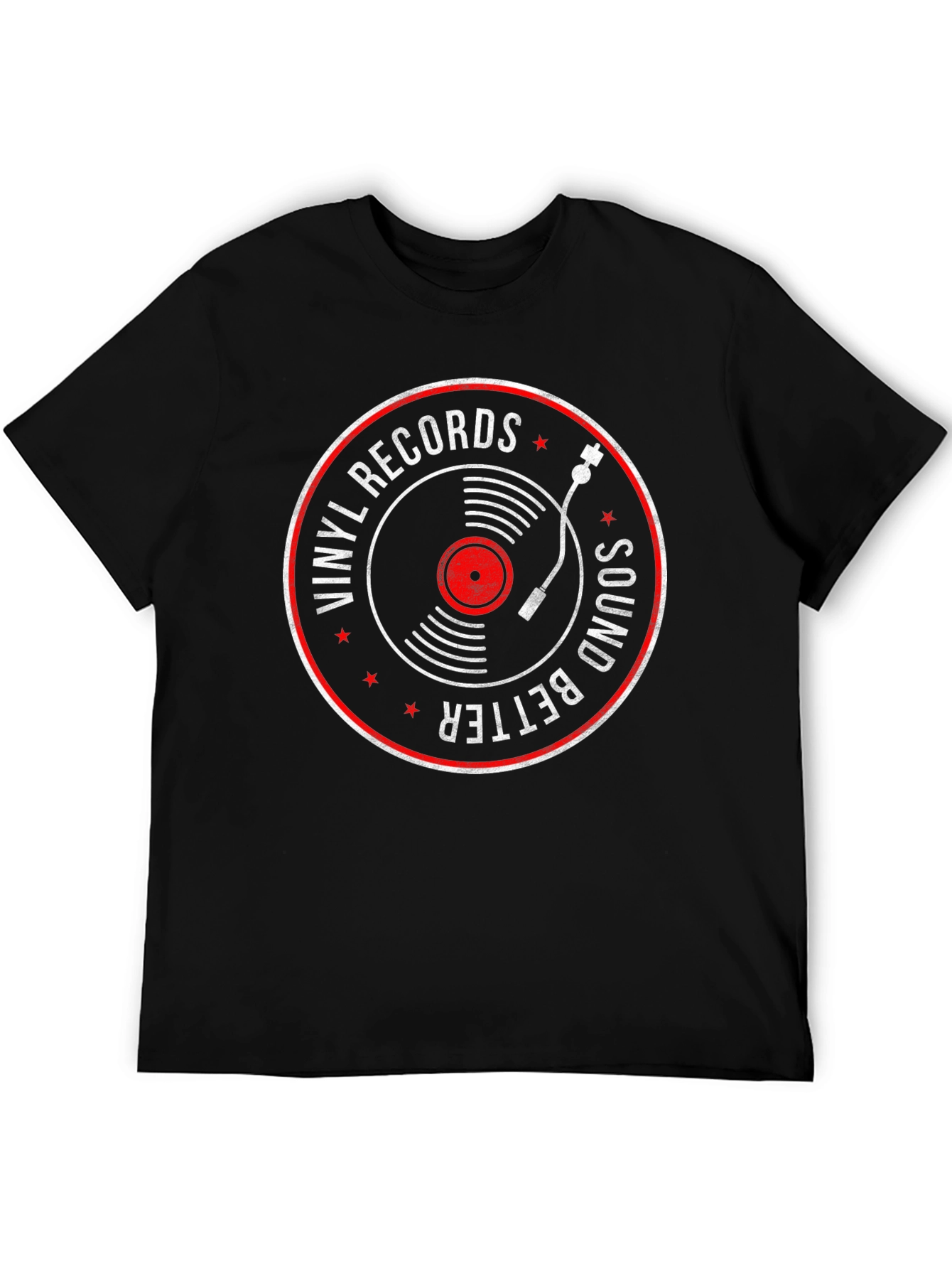 Black Vinyl Records Sound Better T-Shirt view 5