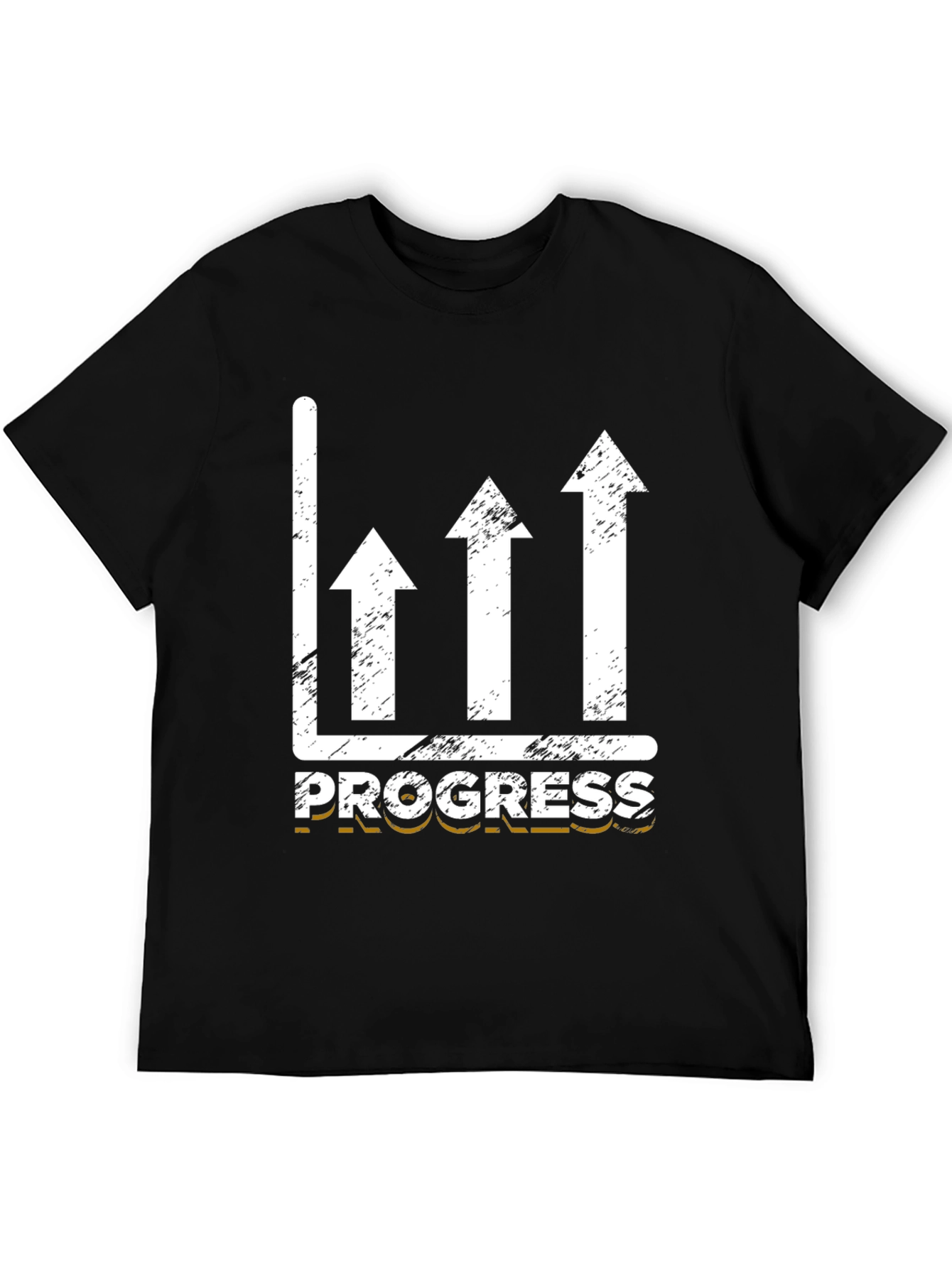 Black Progress Arrow Graphic T-Shirt view 5