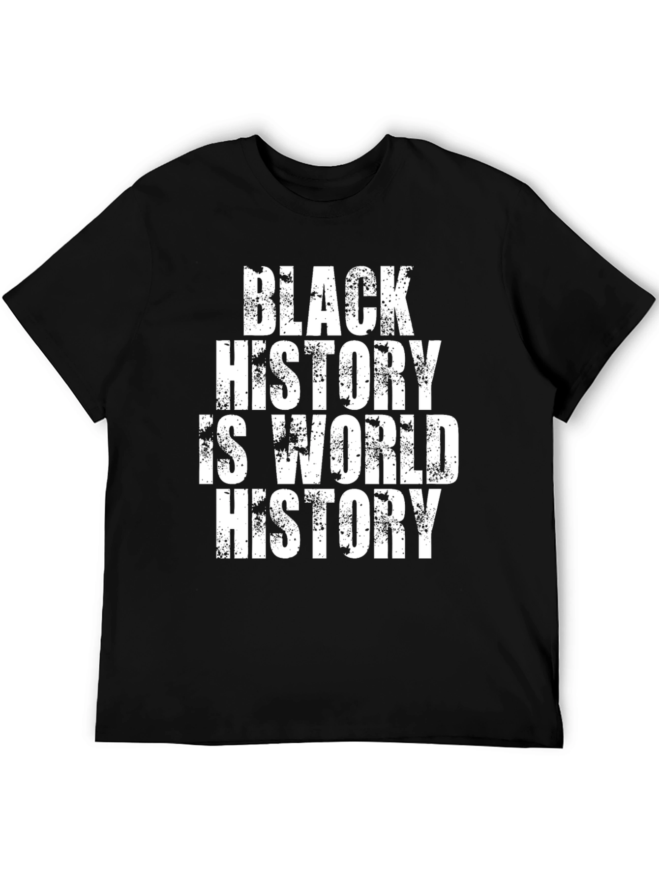 Black Black History Is World History Graphic Tee view 5