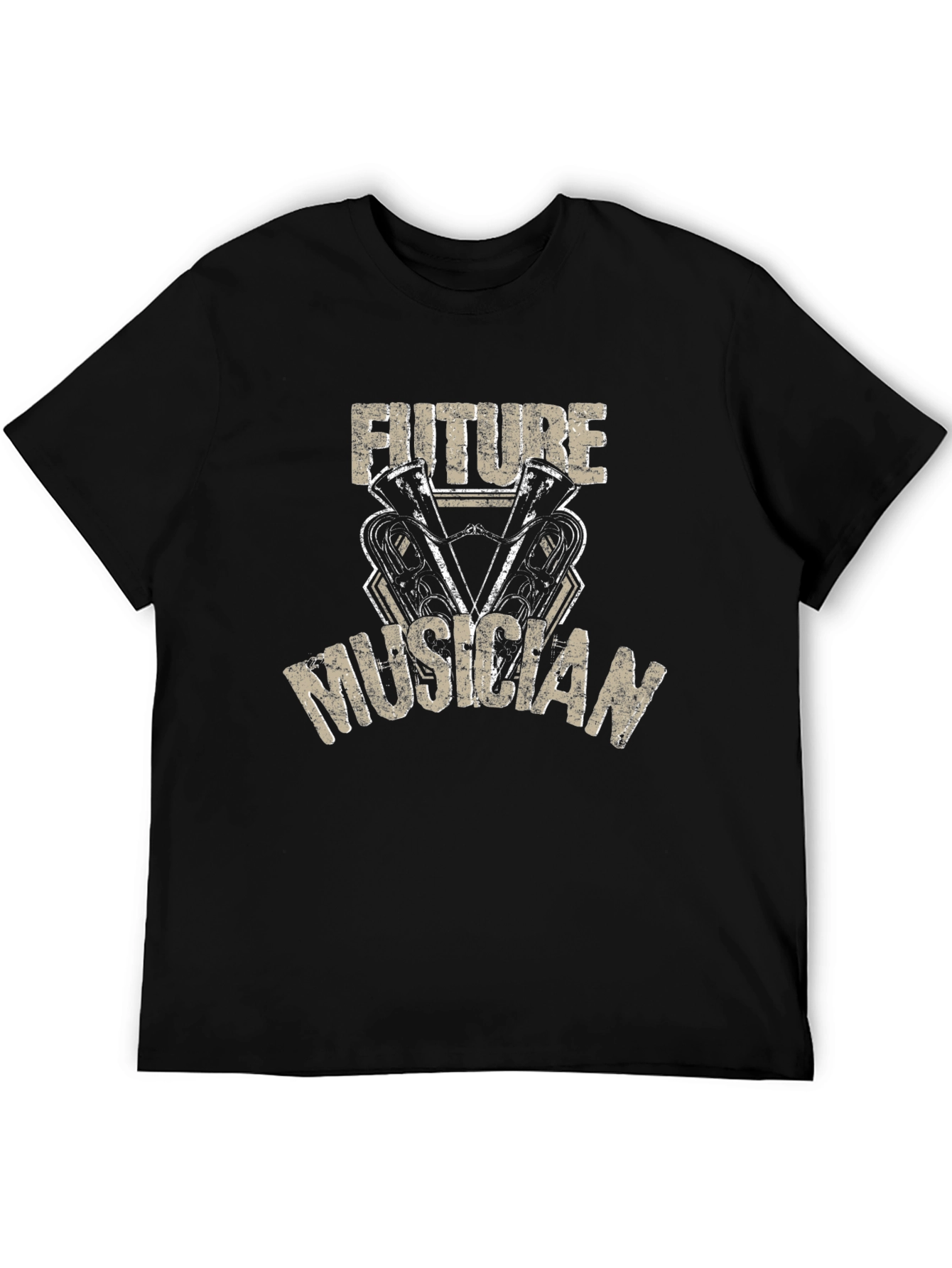 Black Future Musician T-Shirt, Band, Music Lover Tee view 5