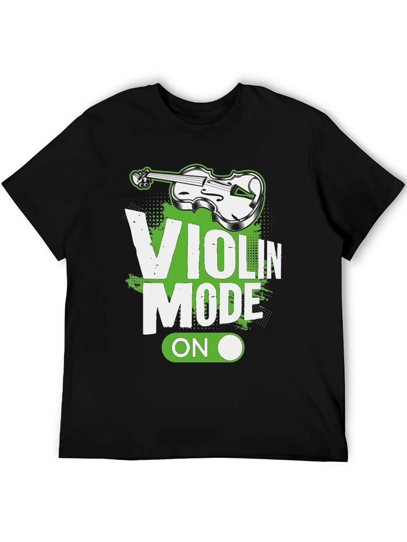 Black Violin Mode On Graphic Tee - Black view 5