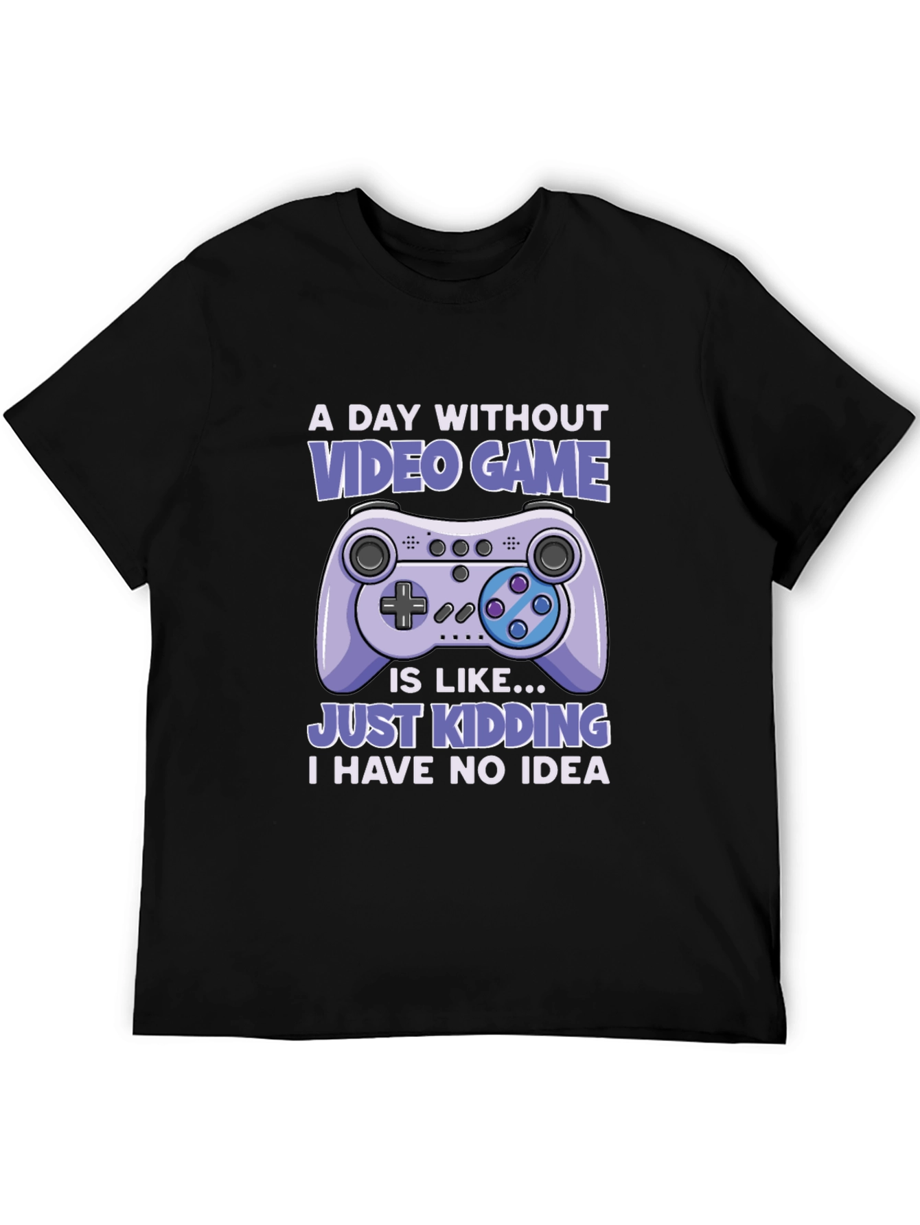 Black Funny Video Game T-Shirt - Gamer Humor Tee view 5