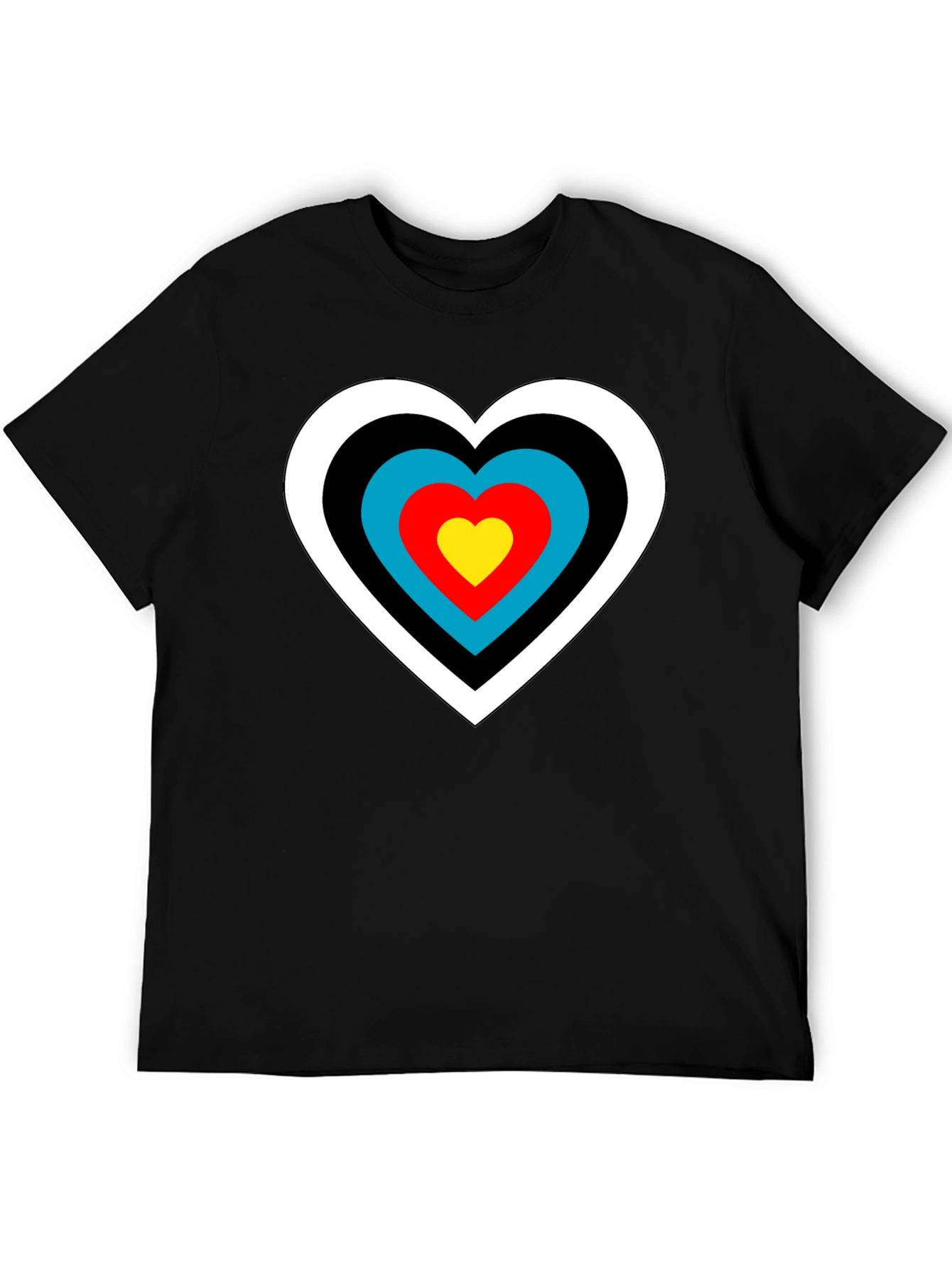 Black Heart Target T-Shirt - Archery Love Tee view 5