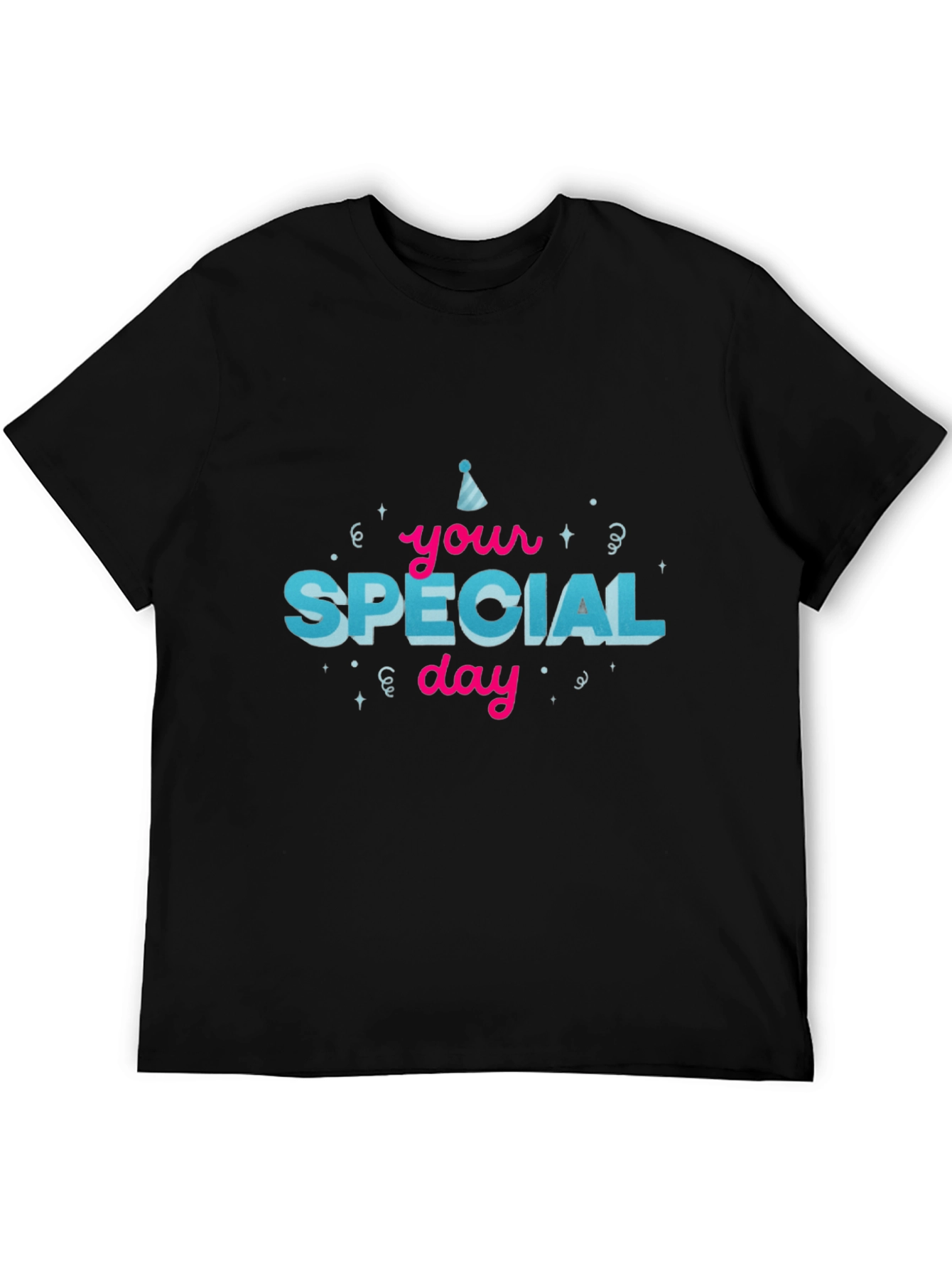 Black Special Day T-Shirt view 5
