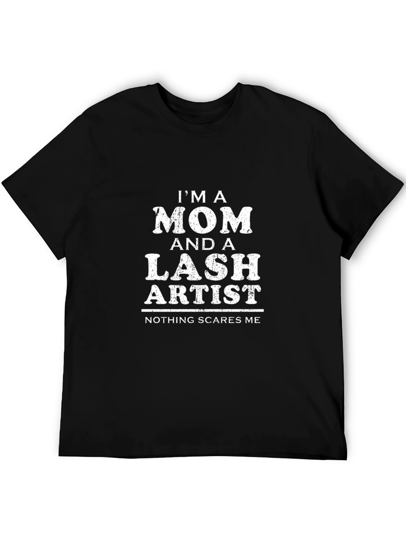 Black Mom and Lash Artist Graphic Tee view 5