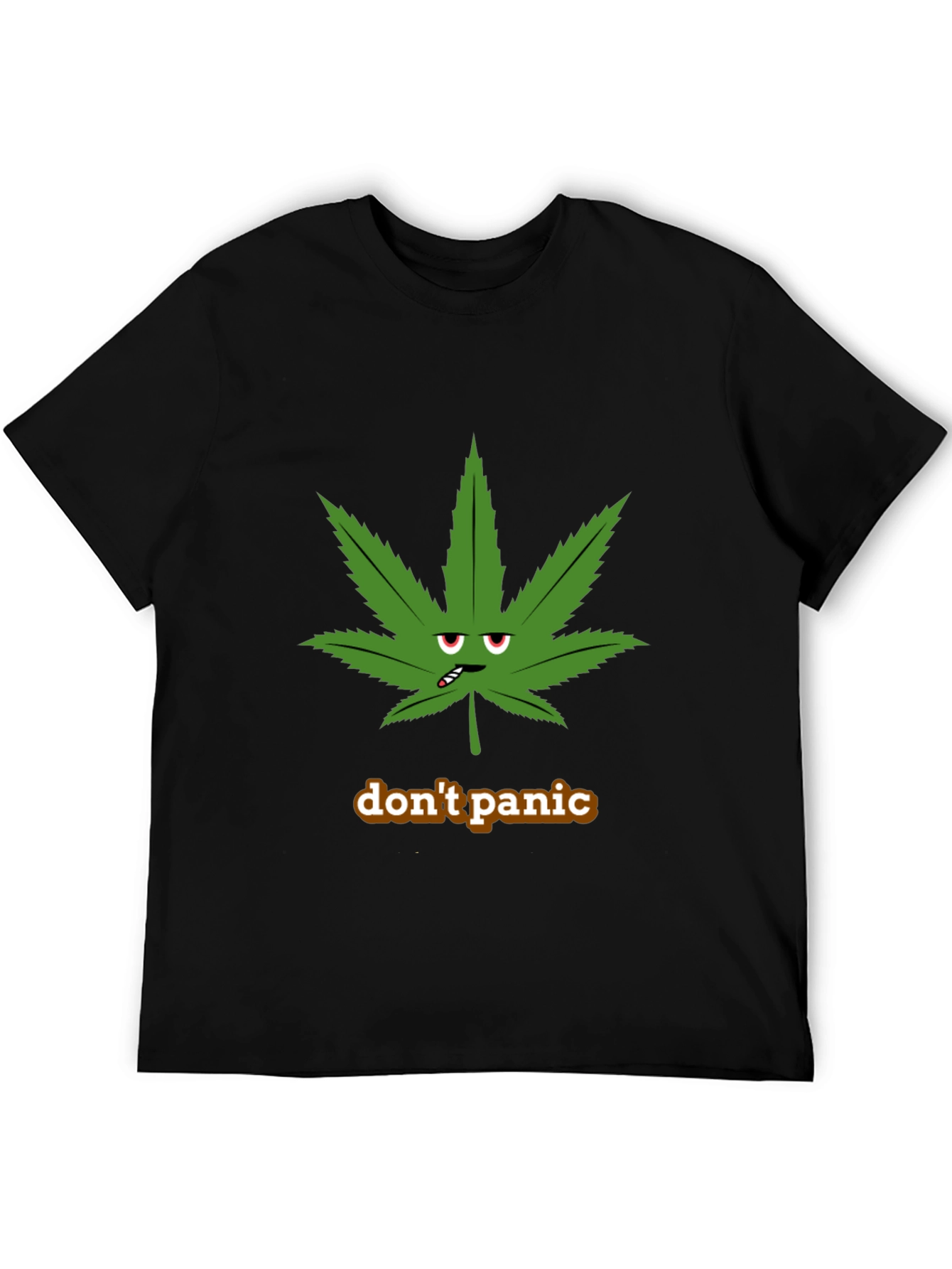 Don't Panic Weed Leaf T-Shirt - 5