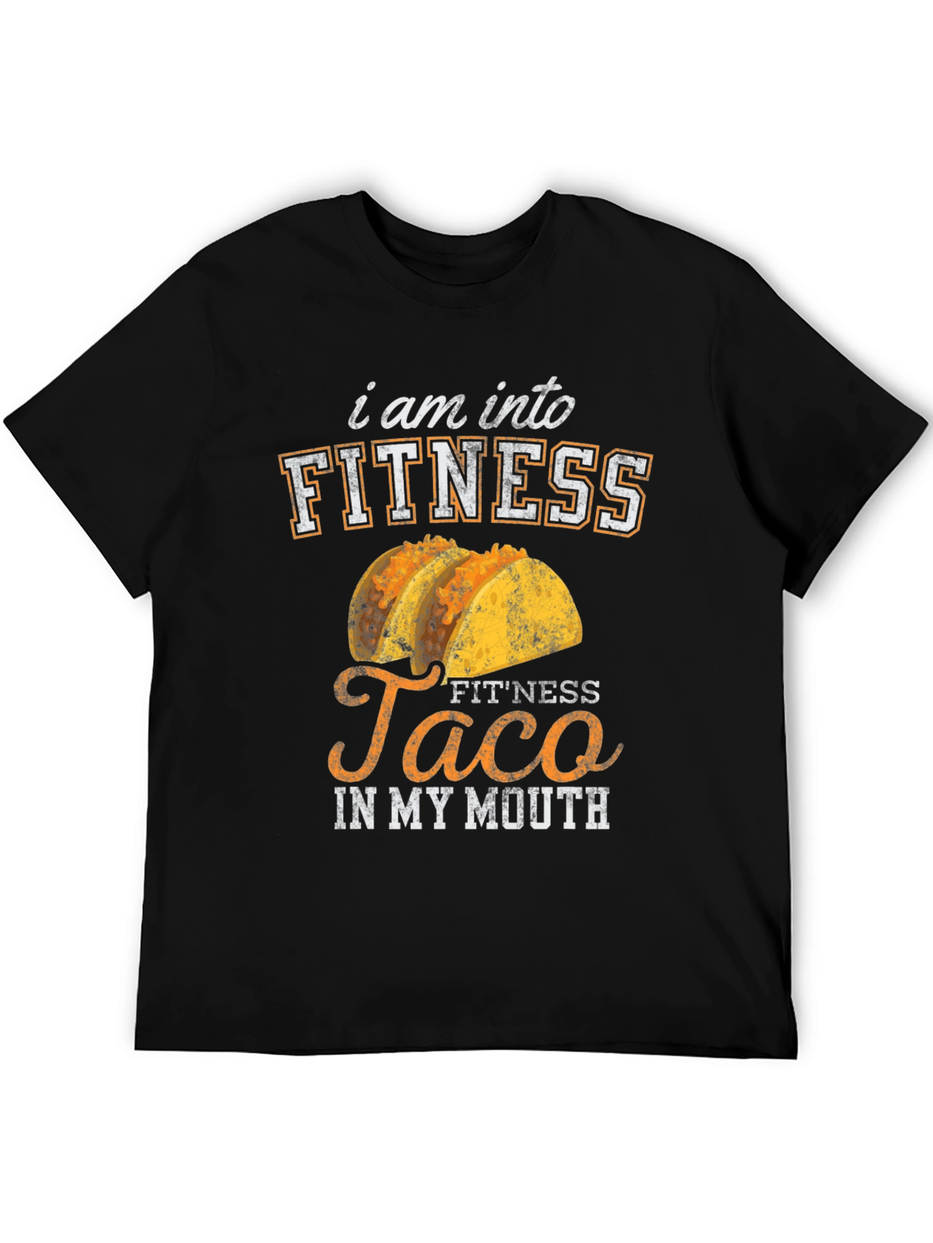 Black Fitness Taco Graphic T-Shirt view 5